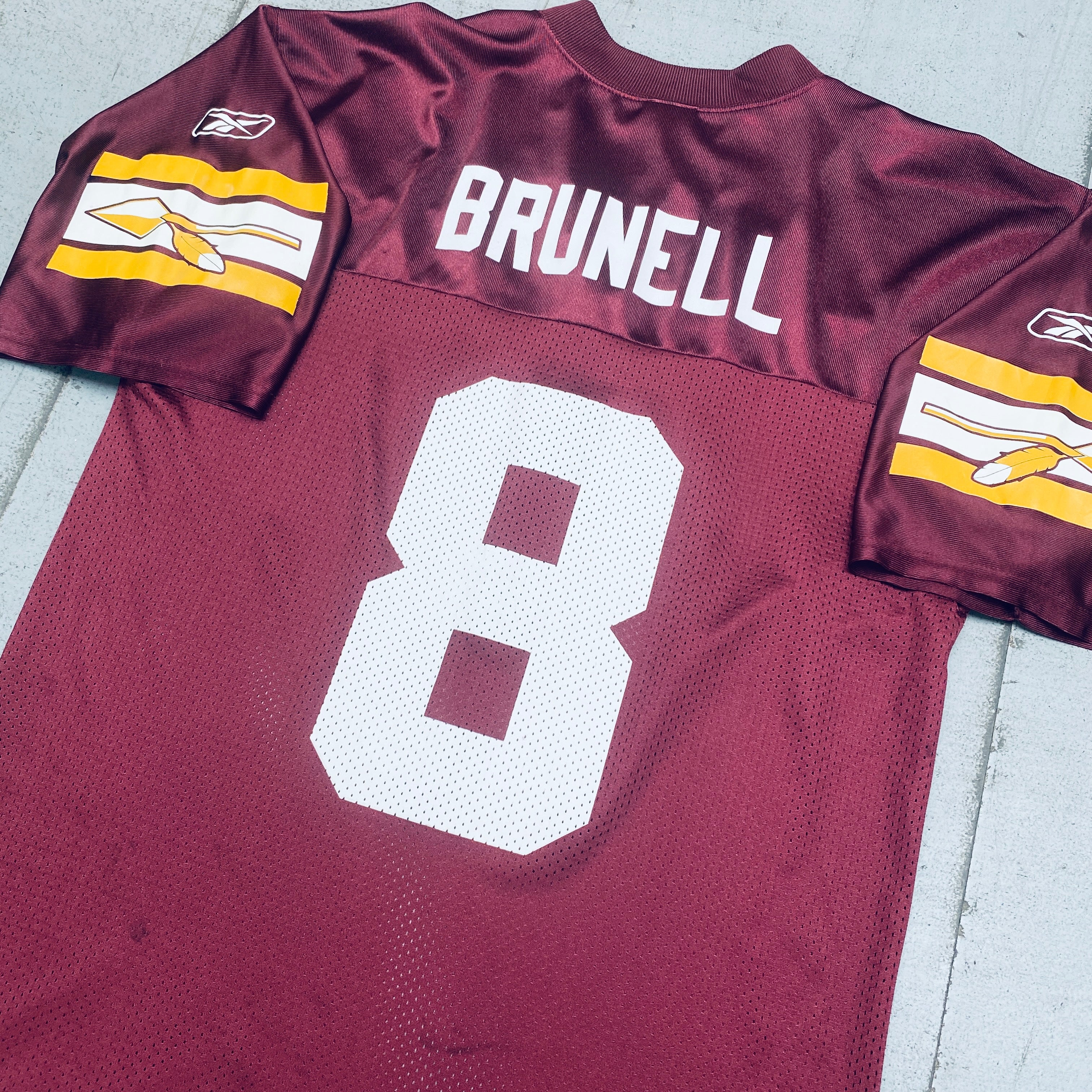 Authentic Washington Redskins Mark Brunell 2005/06 Signed Football Jersey - Certified Memorabilia for NFL Fans & Collectors - Perfect for Display, Gifts, and Sports Memorabilia Collections