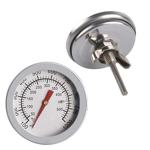 Stainless Steel BBQ Thermometer - Digital Oven & Grill Temperature Gauge for Smoking, Baking, and Outdoor Cooking - Perfect for Kitchen, Camping, and Backyard Barbecues