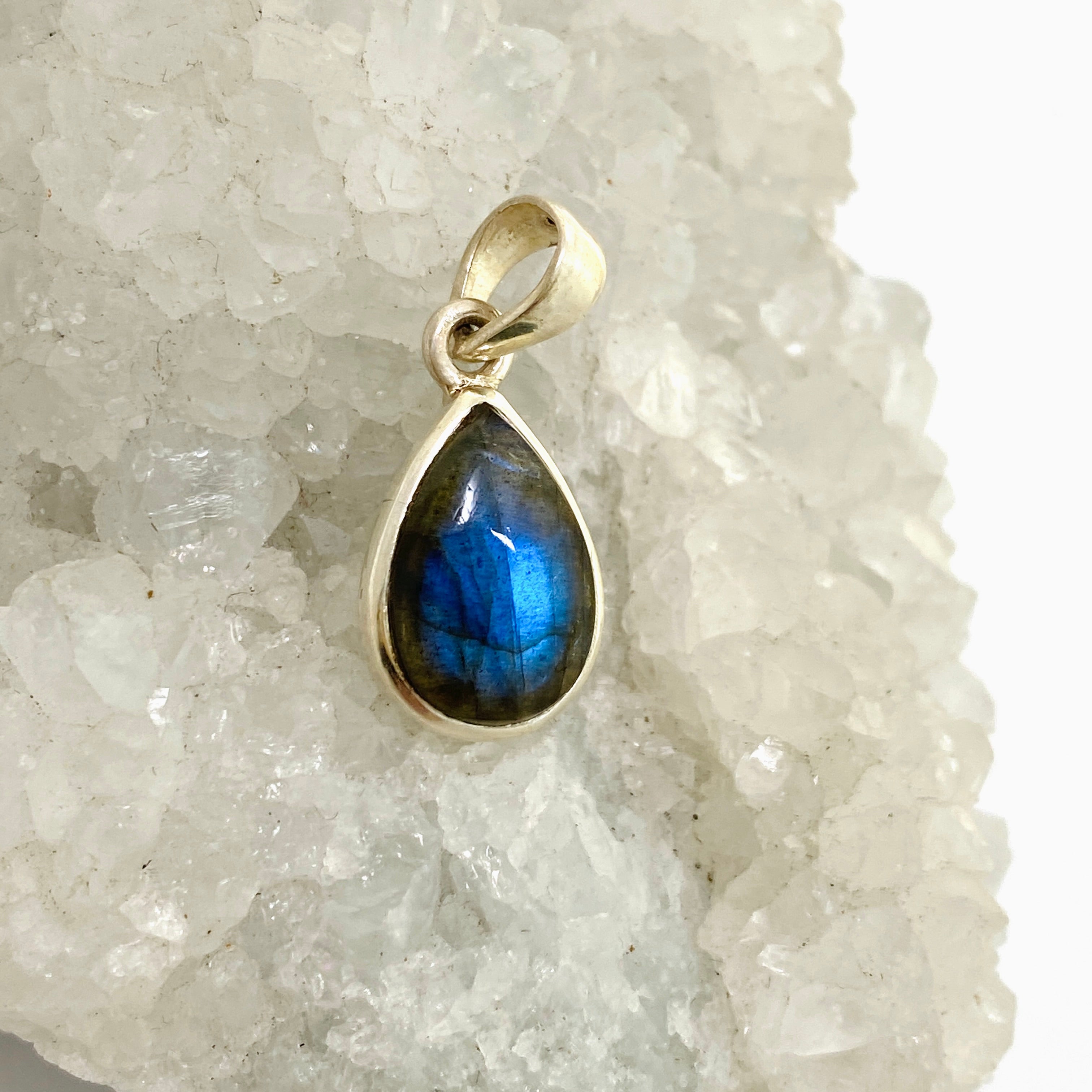 Natural Labradorite Teardrop Cabochon Pendant - Handmade Gemstone Jewelry PPGJ1050 | Healing Crystal Necklace for Meditation, Energy Work & Spiritual Gifts