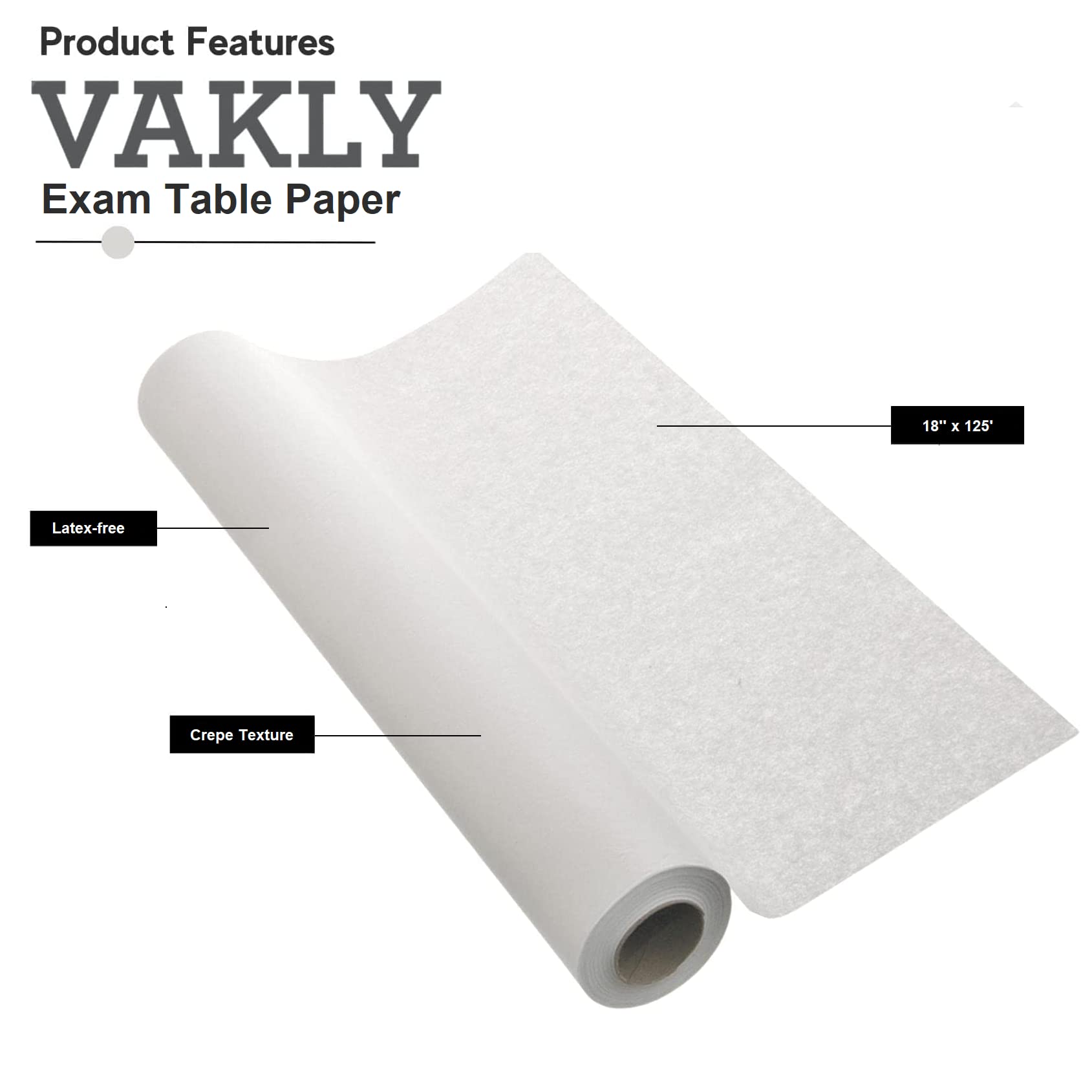 Disposable Exam Table Paper Roll - 18