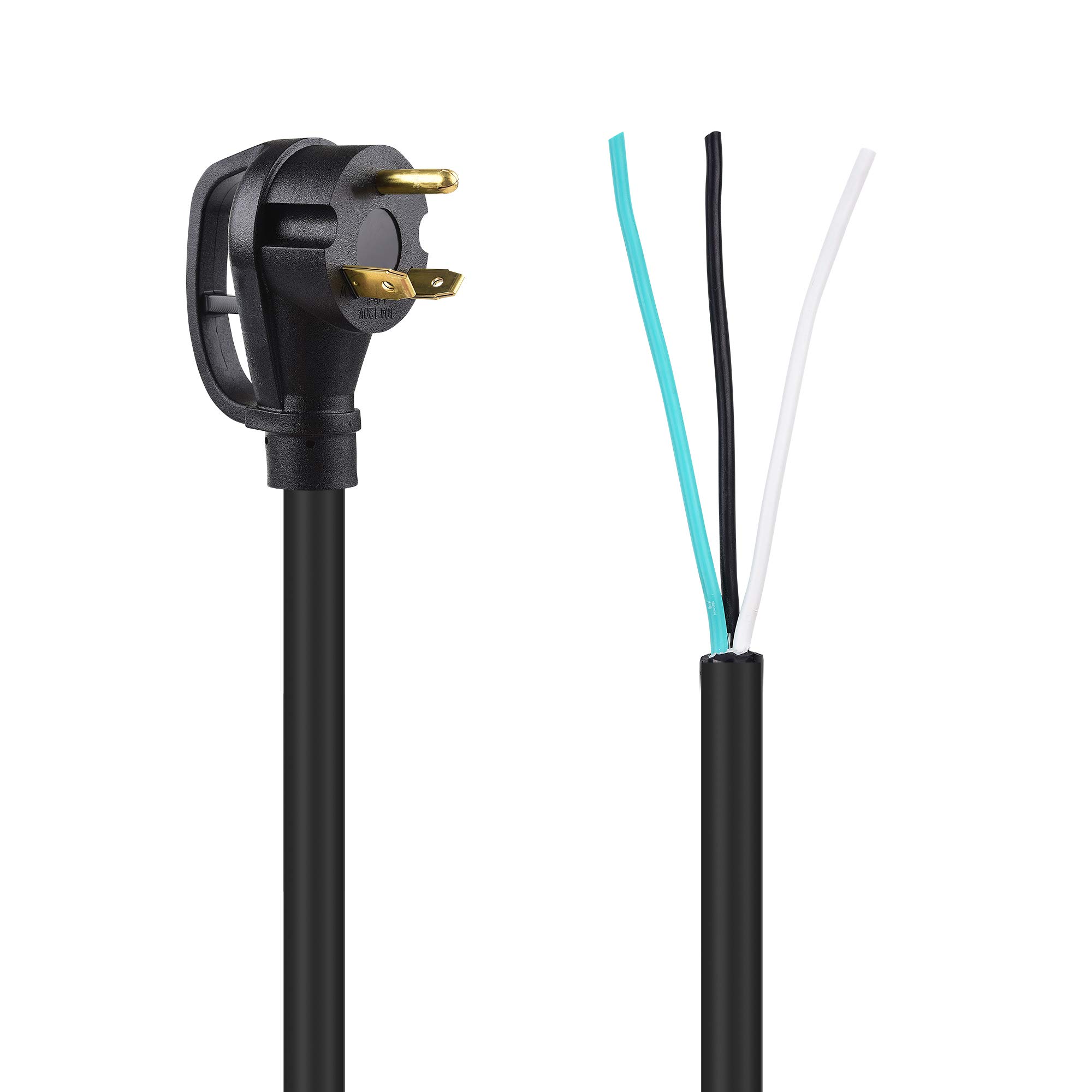 Cable Matters 30 AMP RV Power Cord 25 ft - 3 Prong Replacement with NEMA TT-30P to Roj 3 Wire - Perfect for RV Camping, Outdoor Power Supply & Emergency Backup