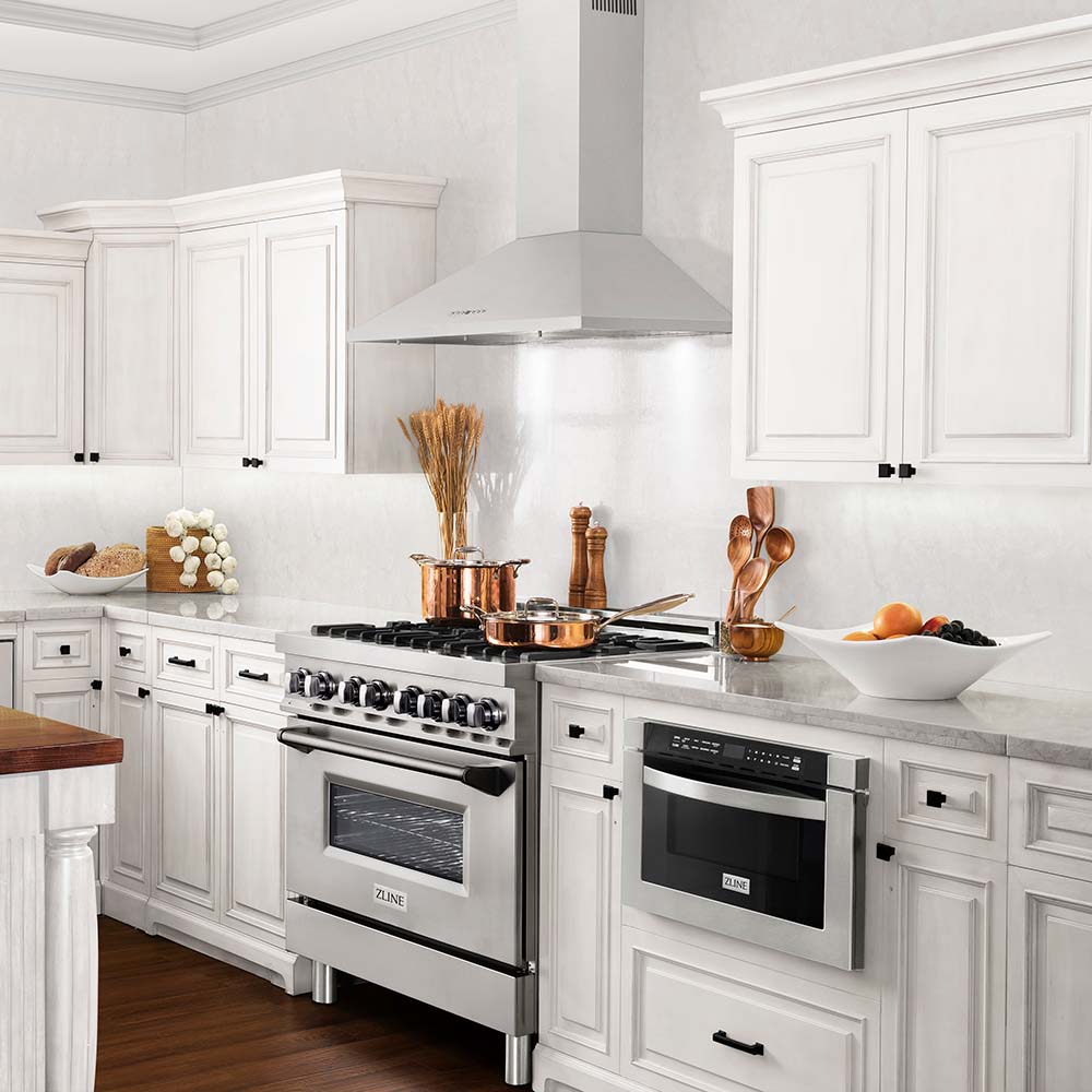 ZLINE KL2 Stainless Steel Convertible Wall Mount Range Hood - 36