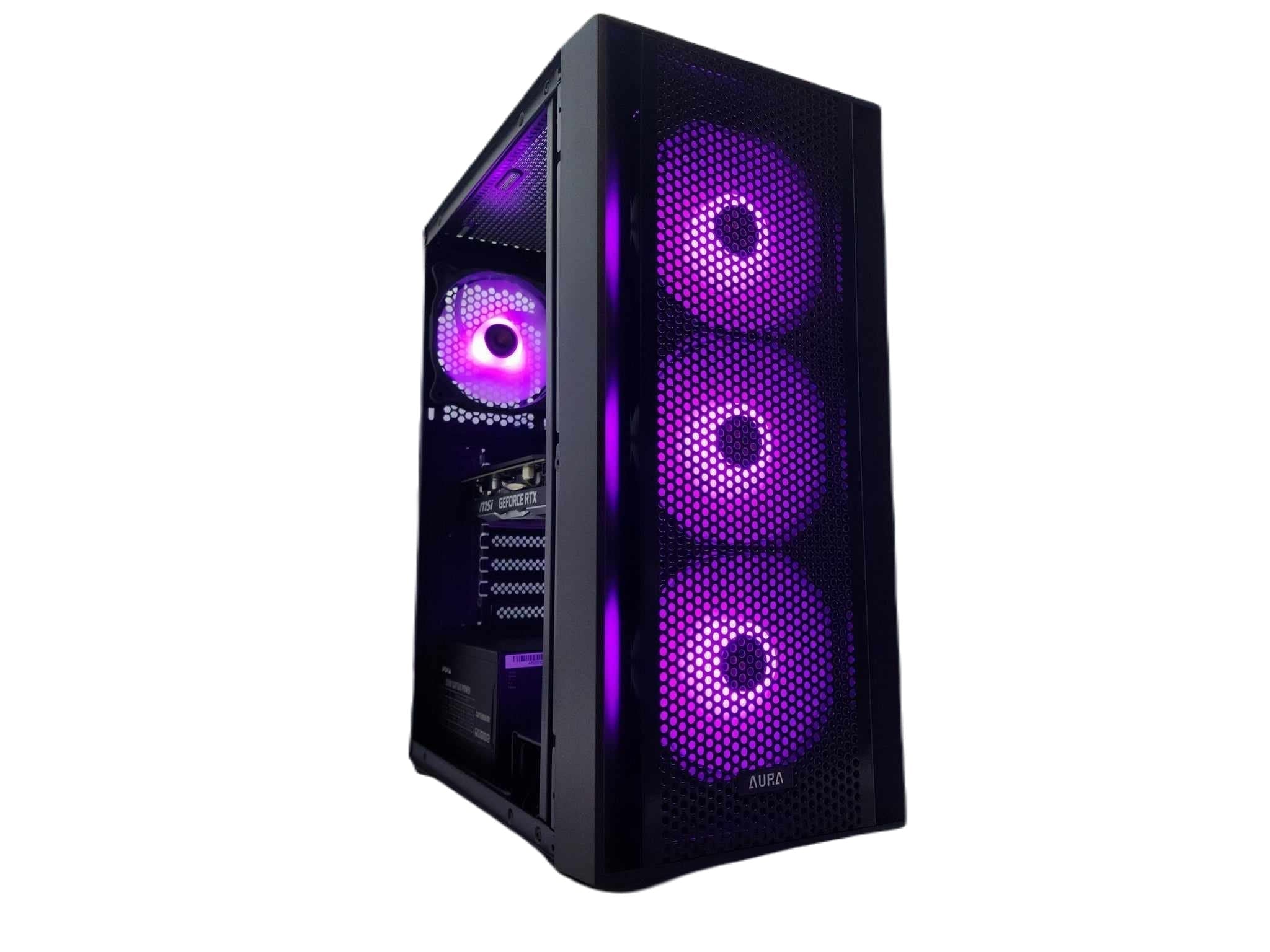 Custom Gaming PC Desktop Computer - AMD Ryzen 3, 2TB SSD, 64GB RAM, NVIDIA GTX 1650, WiFi - High Performance Gaming & Streaming Setup for Esports & VR Games