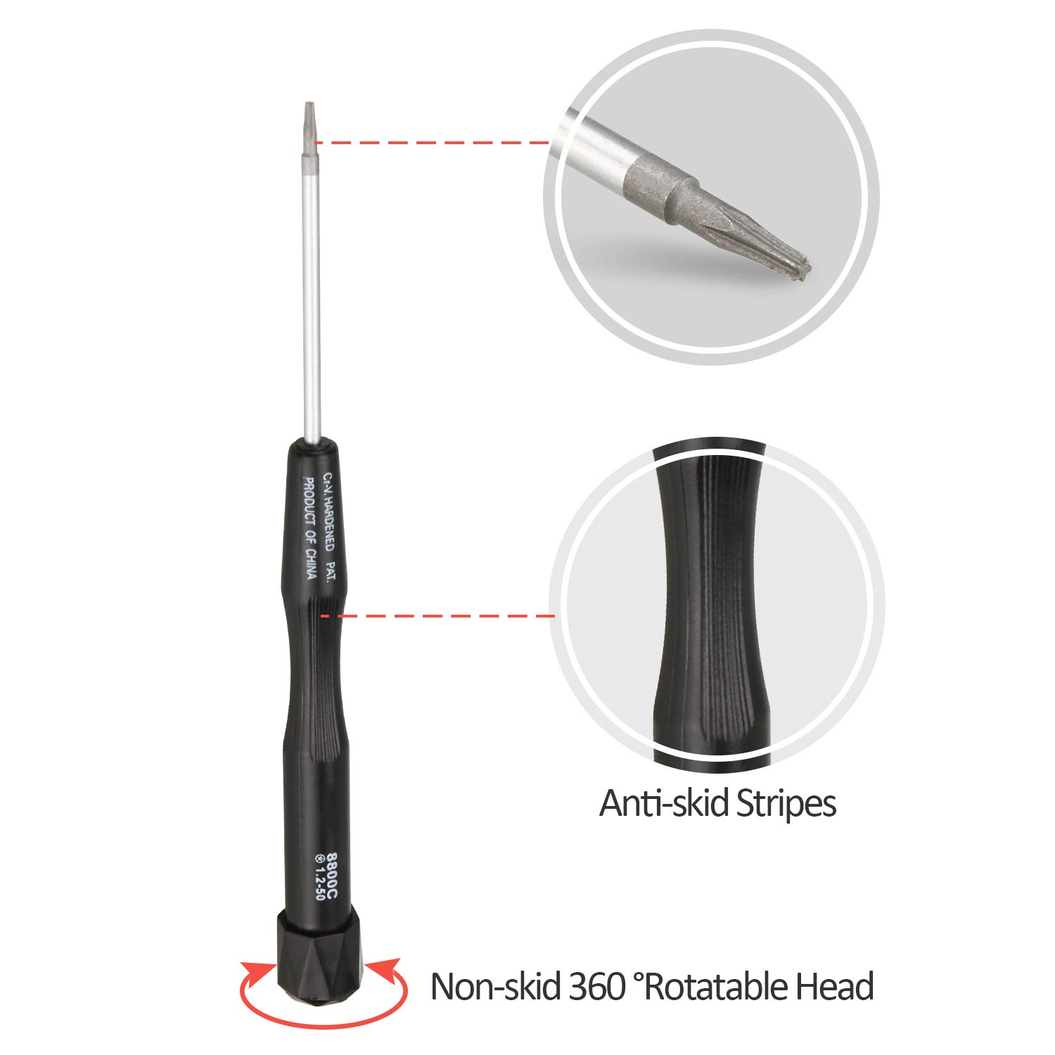 HQMaster Pentalobe Screwdriver Set for Apple MacBook Air & Pro - 5-Point Star Screwdriver Kit for Retina Display MacBook Laptop Bottom Cover Repair - Perfect for DIY Computer Maintenance and MacBook Case Opening