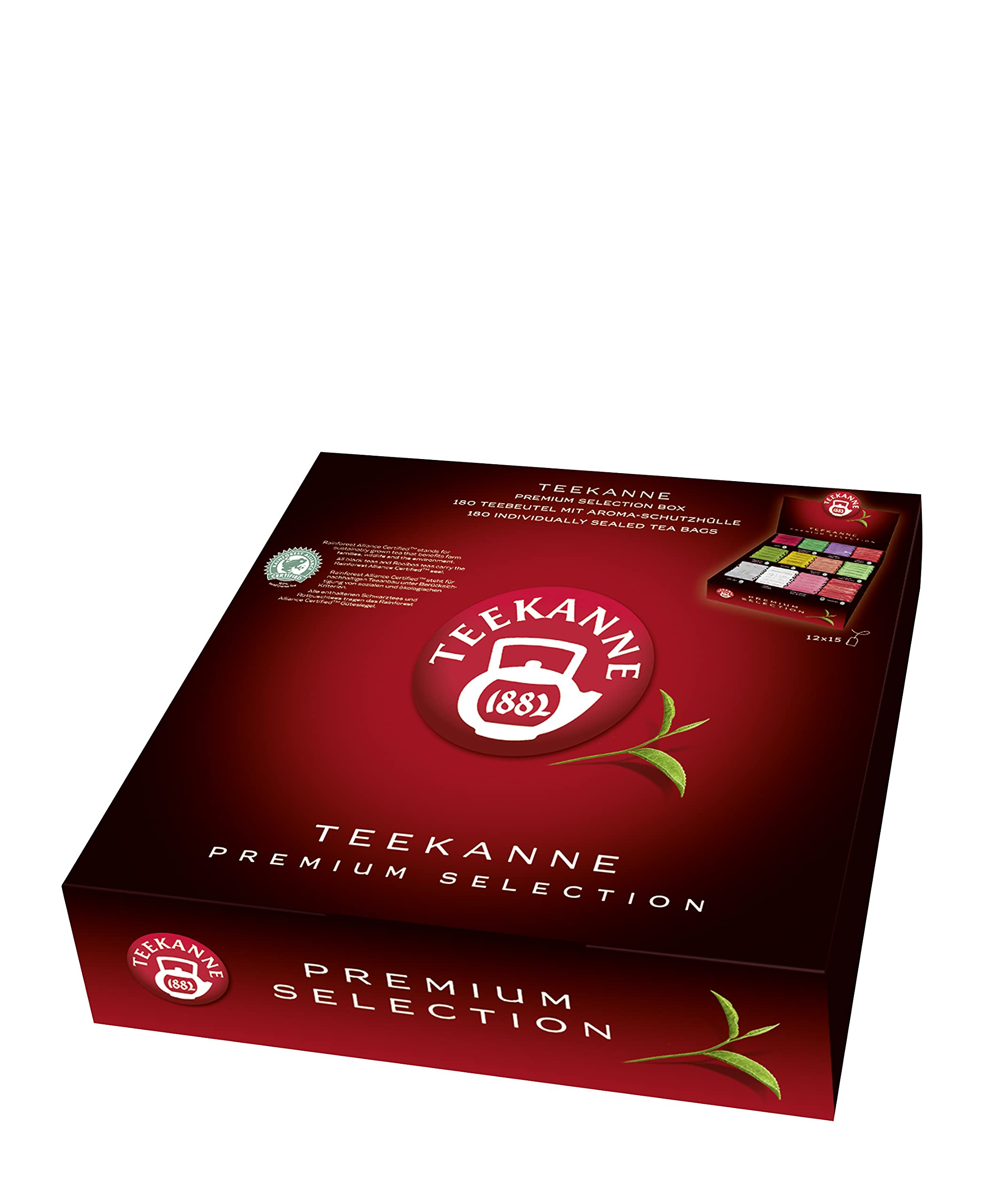 Teekanne Premium Selection Box - 390g Assorted Herbal & Fruit Teas - Perfect for Relaxation, Gifts & Afternoon Tea Time