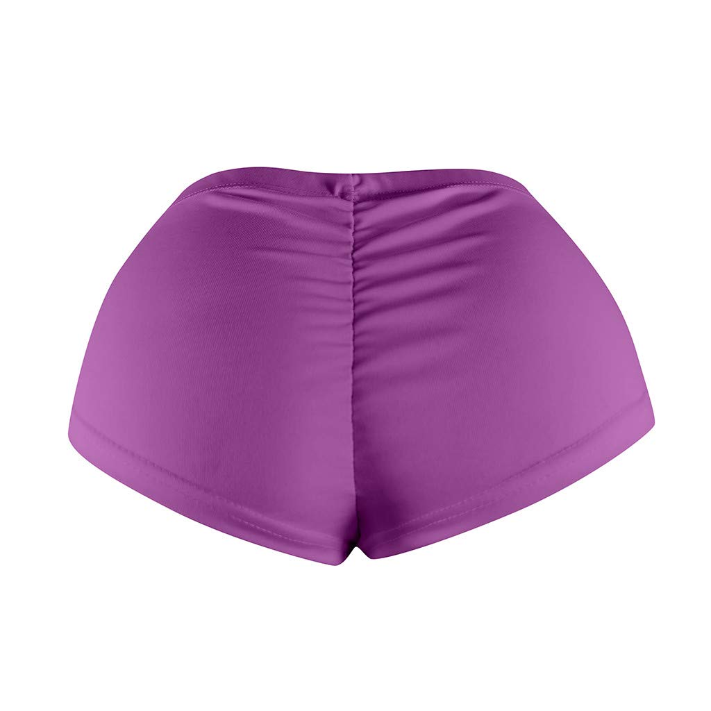 JOFOW Women's High Waisted Yoga Shorts - Butt Lifting Workout Running Fitness Leggings for Yoga, Gym & Active Lifestyle