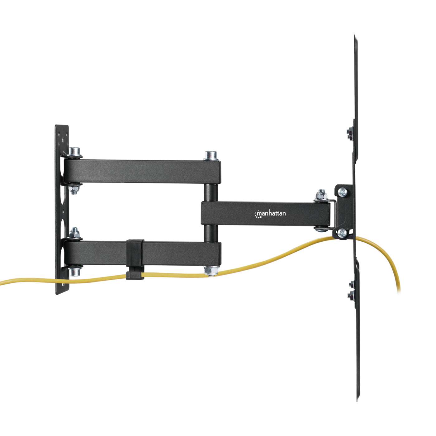 Full Motion TV Wall Mount Bracket with Articulating Arm - Adjustable Tilt Swivel Extension for Flat Screen TVs 40-86 Inches - Perfect for Living Room, Bedroom & Home Theater Setup