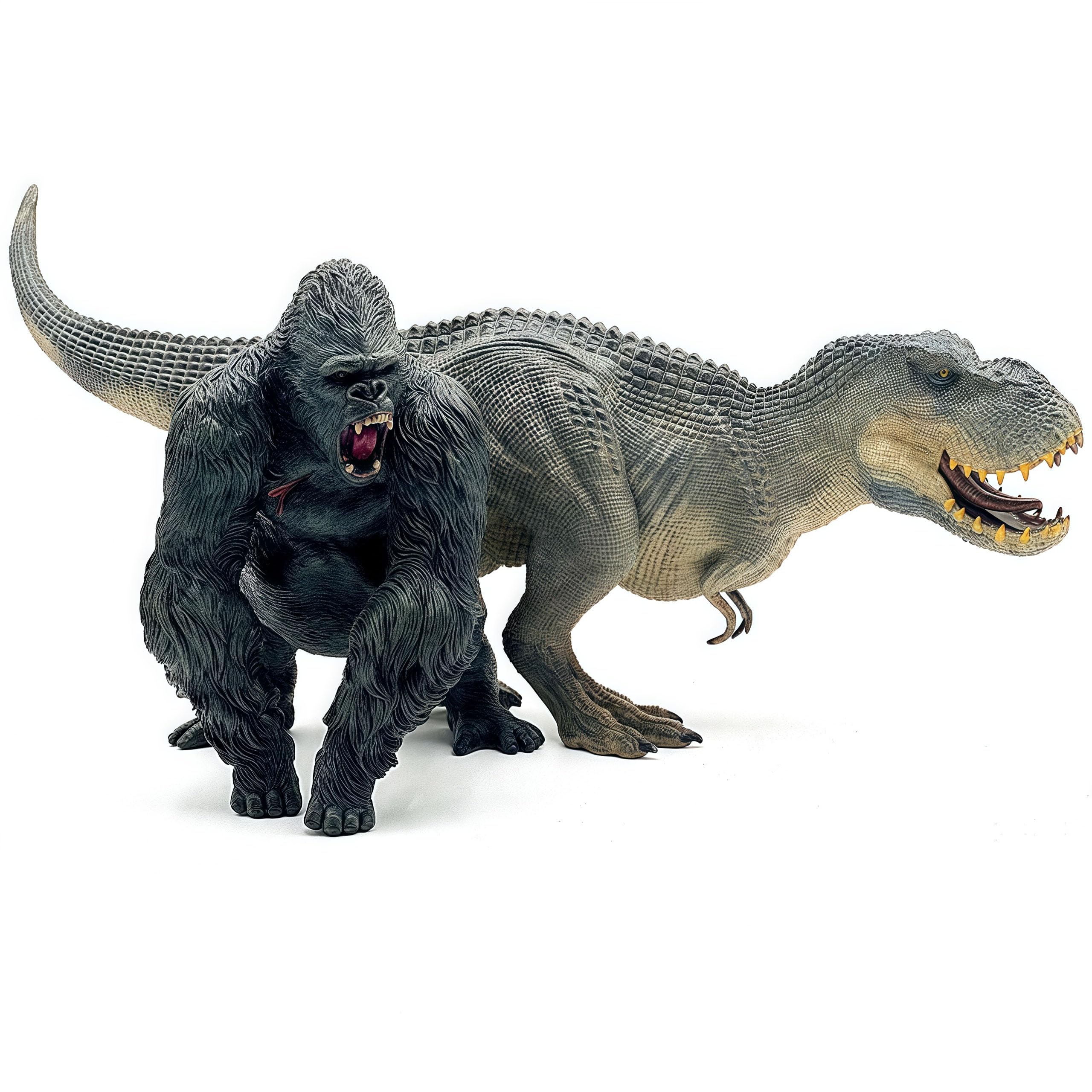 Gemini & Genius King Kong Toys - Vastatosaurus Rex Dinosaur Action Figure with Movable Jaw, Gorilla Toy for Kids | Dinosaur World Collection, Birthday Gift for Boys & Girls | Perfect for Playtime, Collecting, and Dinosaur-Themed Parties