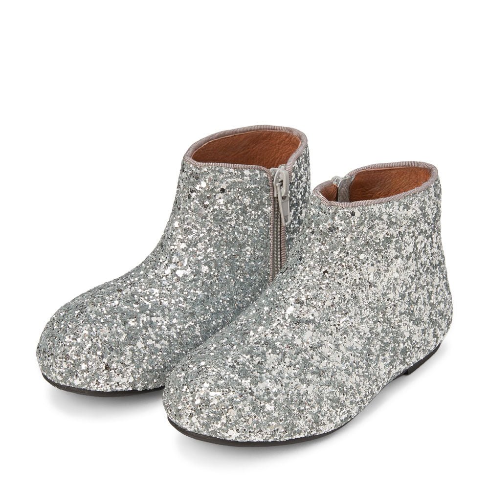 Chiara Glitter Silver Shoes for Women - Elegant Party Heels for Weddings, Prom & Evening Events | Comfortable & Stylish Women's Dress Shoes