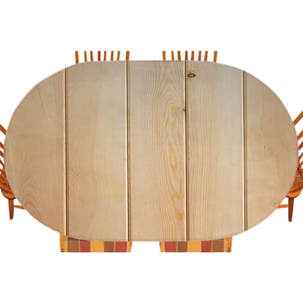 Premium Oval Tablecloth for 48