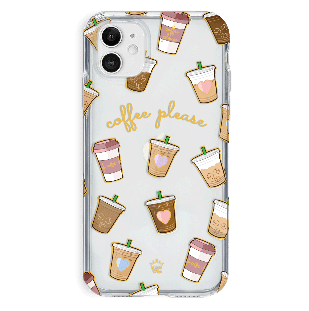 Premium Coffee First iPhone Case - Stylish & Durable Phone Cover for iPhone [Models] - Perfect for Coffee Lovers, Office Use & Daily Protection