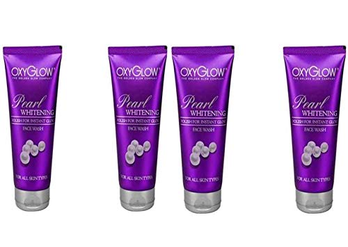 Pearl Face Wash 100ml (Pack of 4) - Gentle Cleansing for Glowing Skin - Perfect for Daily Skincare Routine & Travel