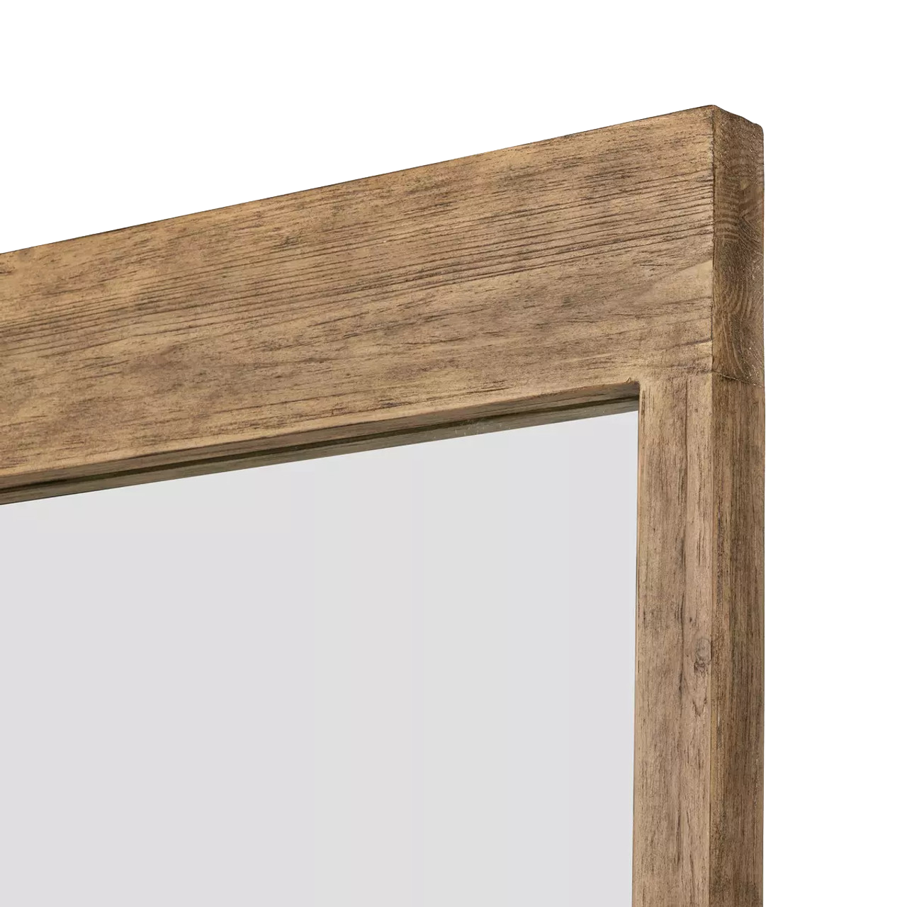 Full Length Floor Mirror with Wooden Frame - Modern Freestanding Mirror for Bedroom, Living Room, and Entryway Decor