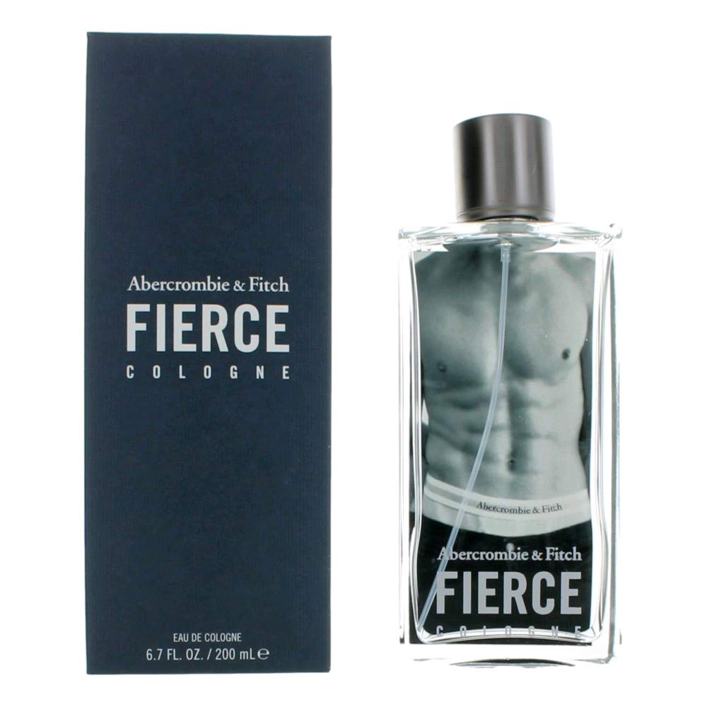 NEW & SEALED Abercrombie & Fitch A&F Fierce Cologne for Men - 6.7 oz / 200ml Eau de Toilette Spray - Authentic & Genuine Fragrance - Perfect for Date Night, Gifts & Everyday Wear