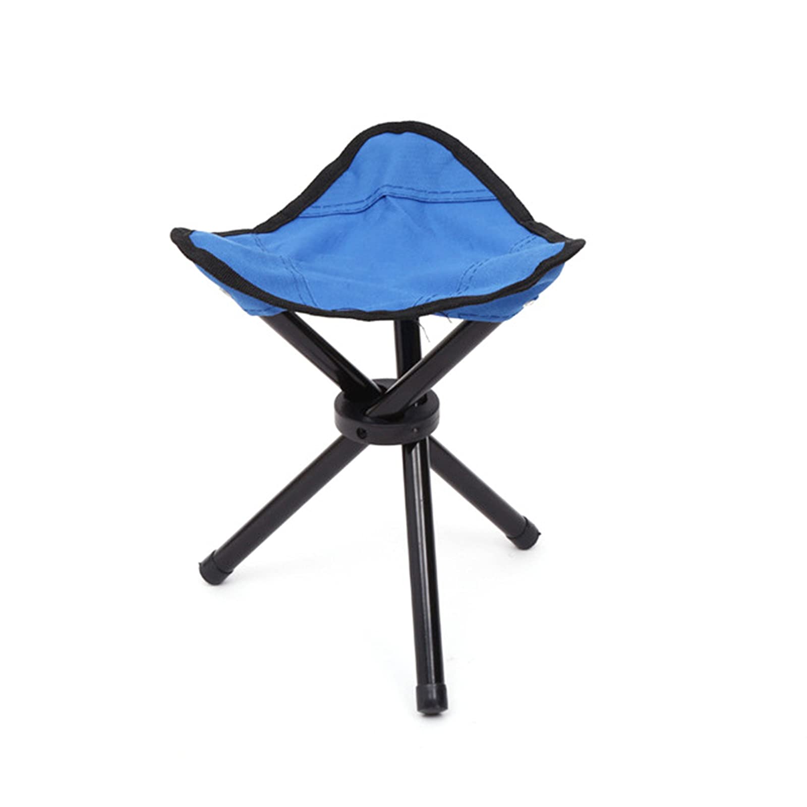 YEstge Portable Folding 3-Legged Camping Stool - Lightweight Compact Hiking, Fishing & Outdoor Chair for Backpacking, Picnics & Travel (Red)