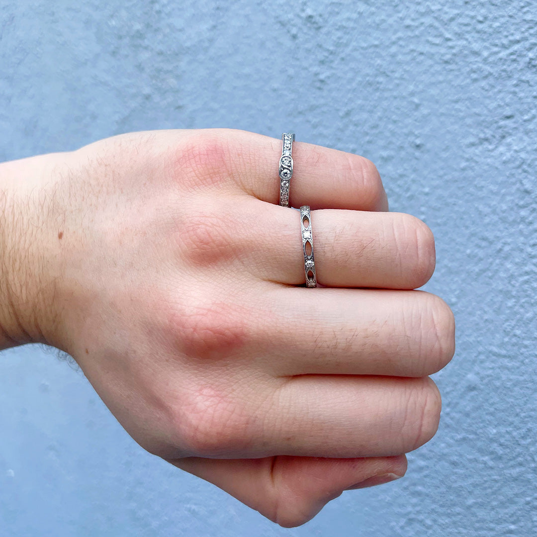 Single Stone Platinum Alexander Band - Elegant Wedding & Engagement Ring for Women | Perfect for Proposals, Anniversaries & Special Occasions