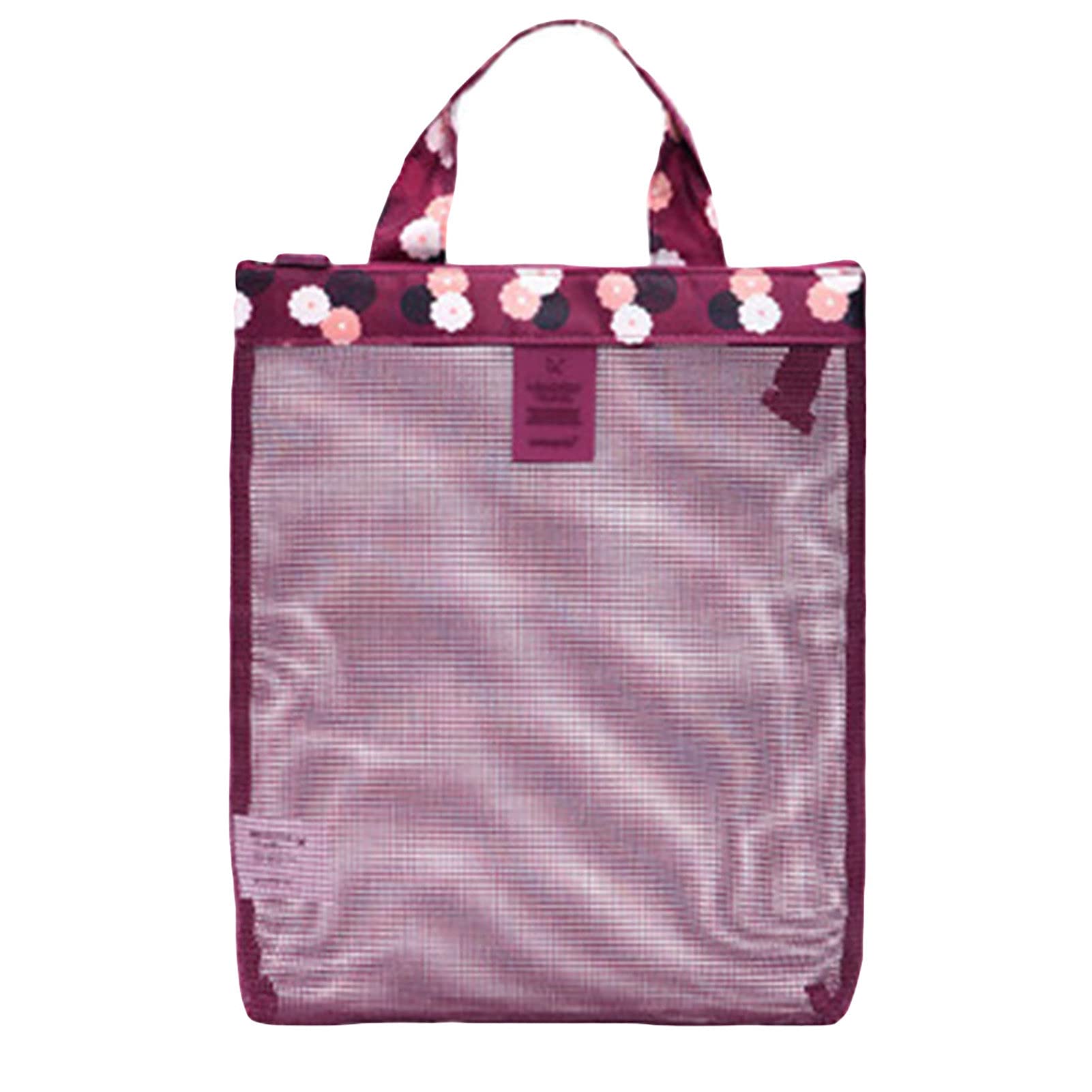 Transparent Beach Bag - Lightweight & Portable Polyester Summer Tote for Shopping, Camping & Outdoor Activities | Perfect for Beach Trips, Picnics & Travel