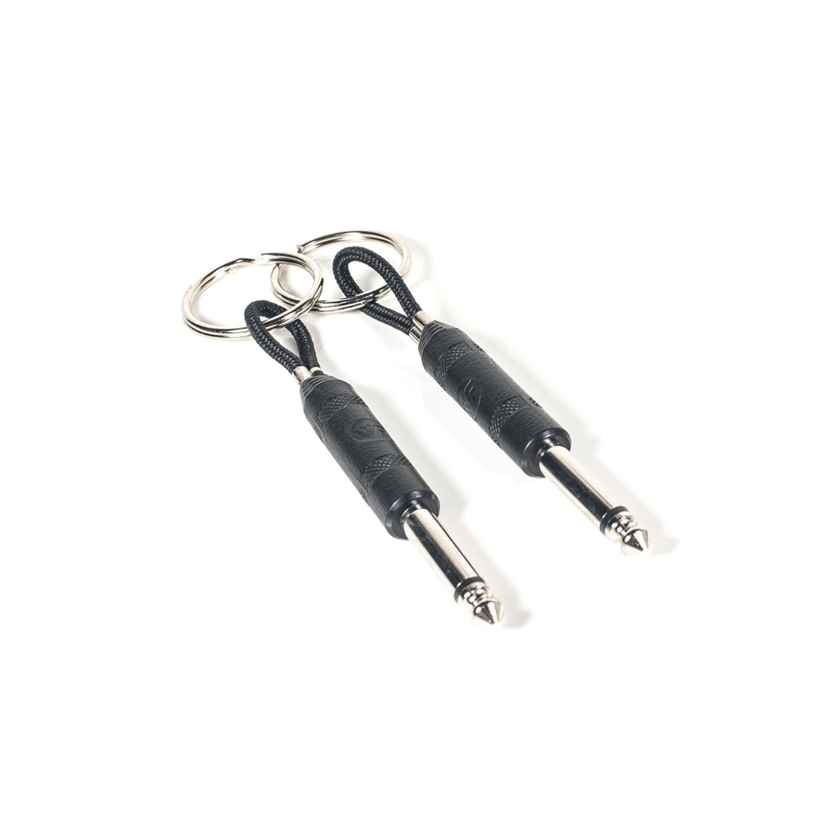 4-Pack Black Guitar Plug Keychain for Marshall JCM800 & Fender Amp Jack Holder - Perfect for Musicians, Key Organizers & Guitar Accessories Storage