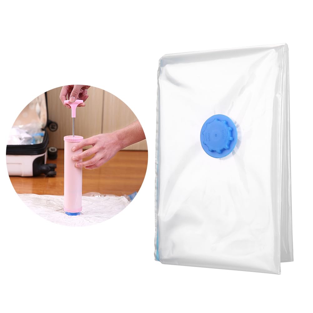 Amosfun 1 Pack Vacuum Storage Bags 19x27 Inch - Space Saving Vacuum Sealer Bags for Clothes, Comforters, Blankets | Perfect for Travel, Seasonal Storage & Home Organization