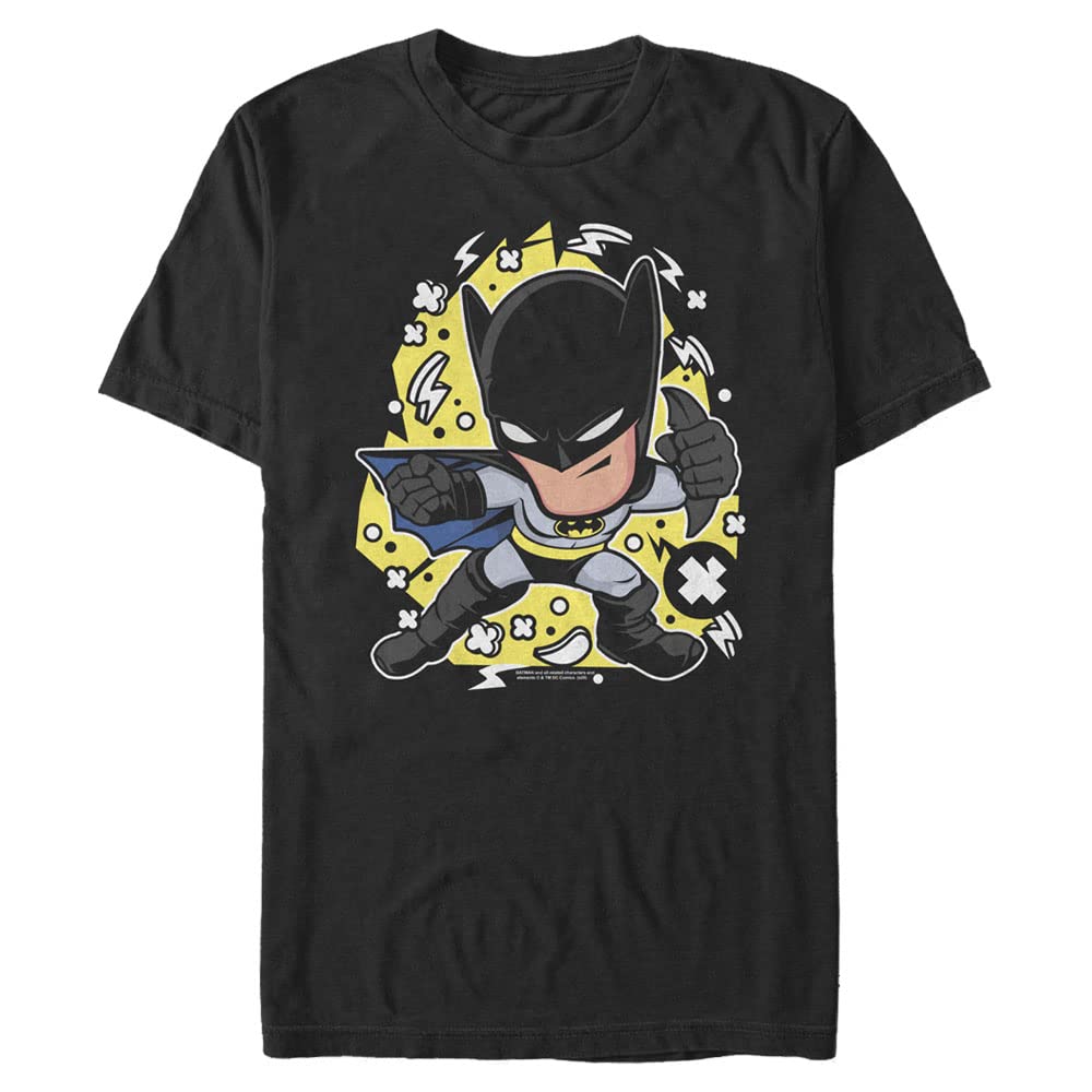 Warner Brothers Men's Big & Tall Batman Graphic T-Shirt - Superhero Cotton Tee for Casual Wear & Comic Con Cosplay