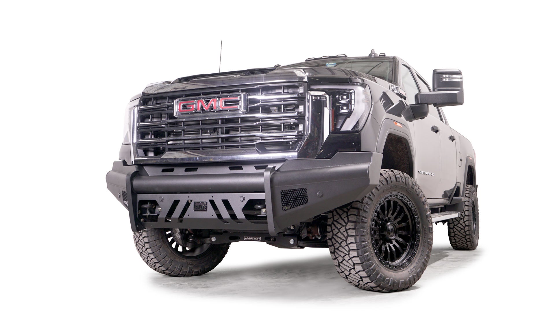 2024 GMC 2500/3500 Heavy Duty Black Steel Elite Front Bumper - Off-Road Protection & Stylish Upgrade for Trucks