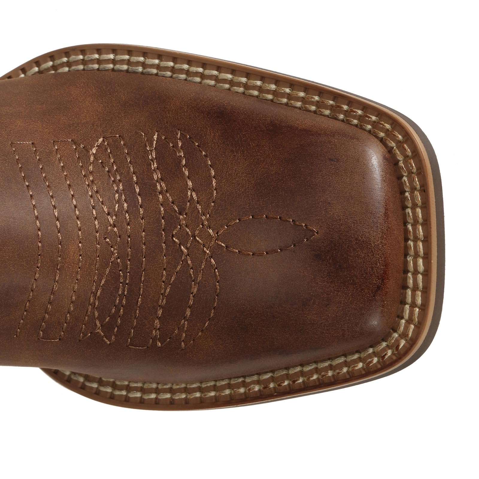 J's.o.l.e Women's Cowgirl Boots - Square Toe Wide Calf Western Cowboy Boots for Ladies | Fashionable & Comfortable for Country Dancing, Rodeo, and Everyday Wear