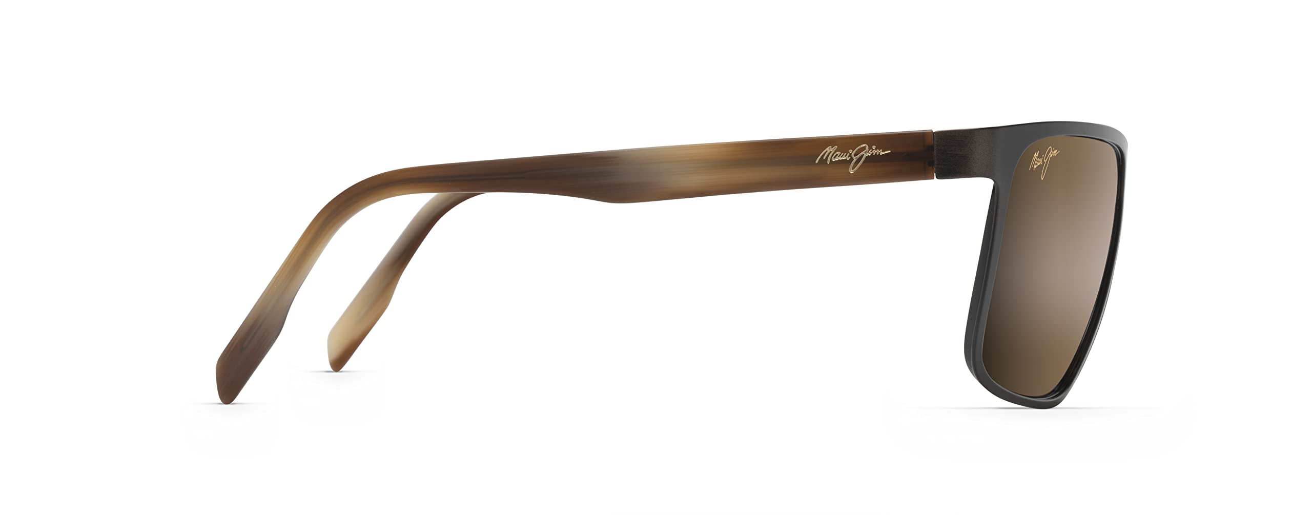 Maui Jim Men's Wana Polarized Rectangular Sunglasses – UV Protection, Lightweight & Stylish for Outdoor Activities, Driving, Beach & Travel