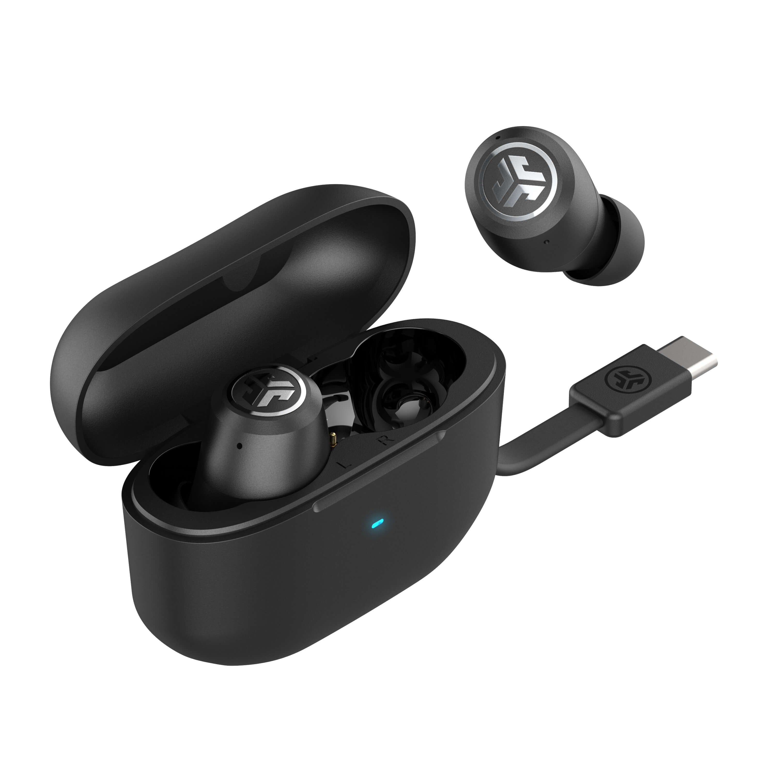 JBuds ANC True Wireless Earbuds Gen 3 - Bluetooth 5.2, Active Noise Cancelling, 30H Playtime, IPX5 Waterproof - Perfect for Gym, Running & Travel (Black)