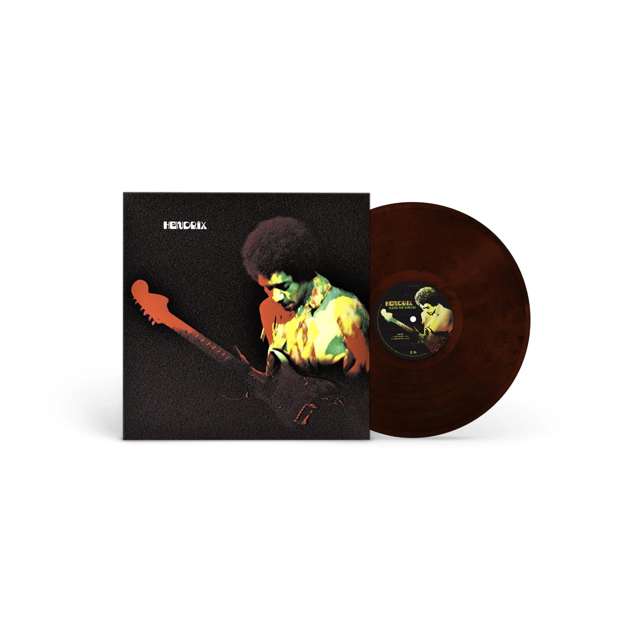 Jimi Hendrix Band of Gypsys Color Vinyl LP Record - Classic Rock Music Collector's Edition for Home Listening & Gift Giving