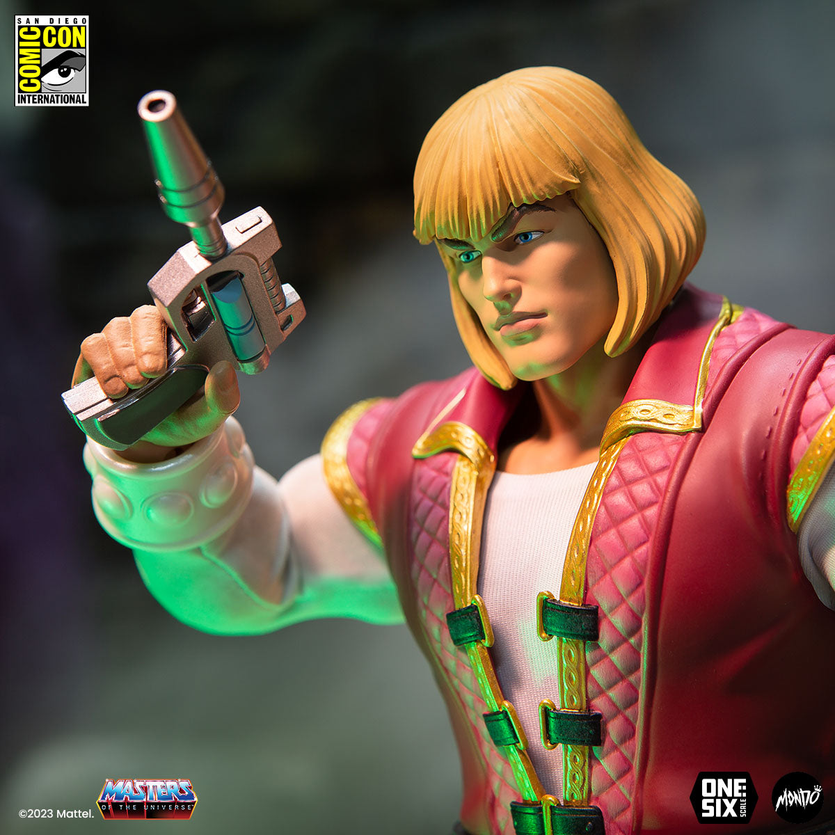 Masters of the Universe Prince Adam 1/6 Scale Action Figure SDCC Exclusive Collectible - Perfect for Display, Gifts, and Comic-Con Fans