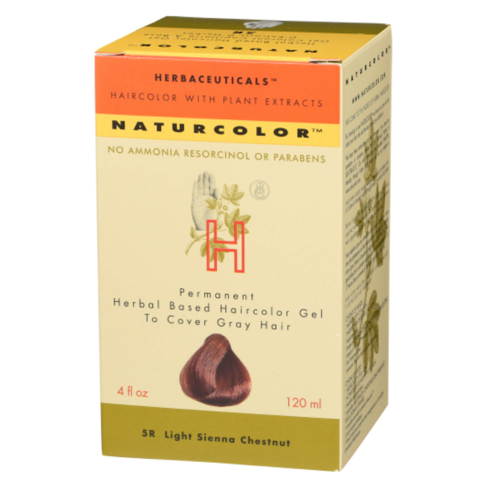 Natural Herbal Hair Color Gel for Women & Men - Ammonia-Free, Chemical-Free Hair Dye with Organic Ingredients | Perfect for At-Home Hair Coloring & Gray Coverage