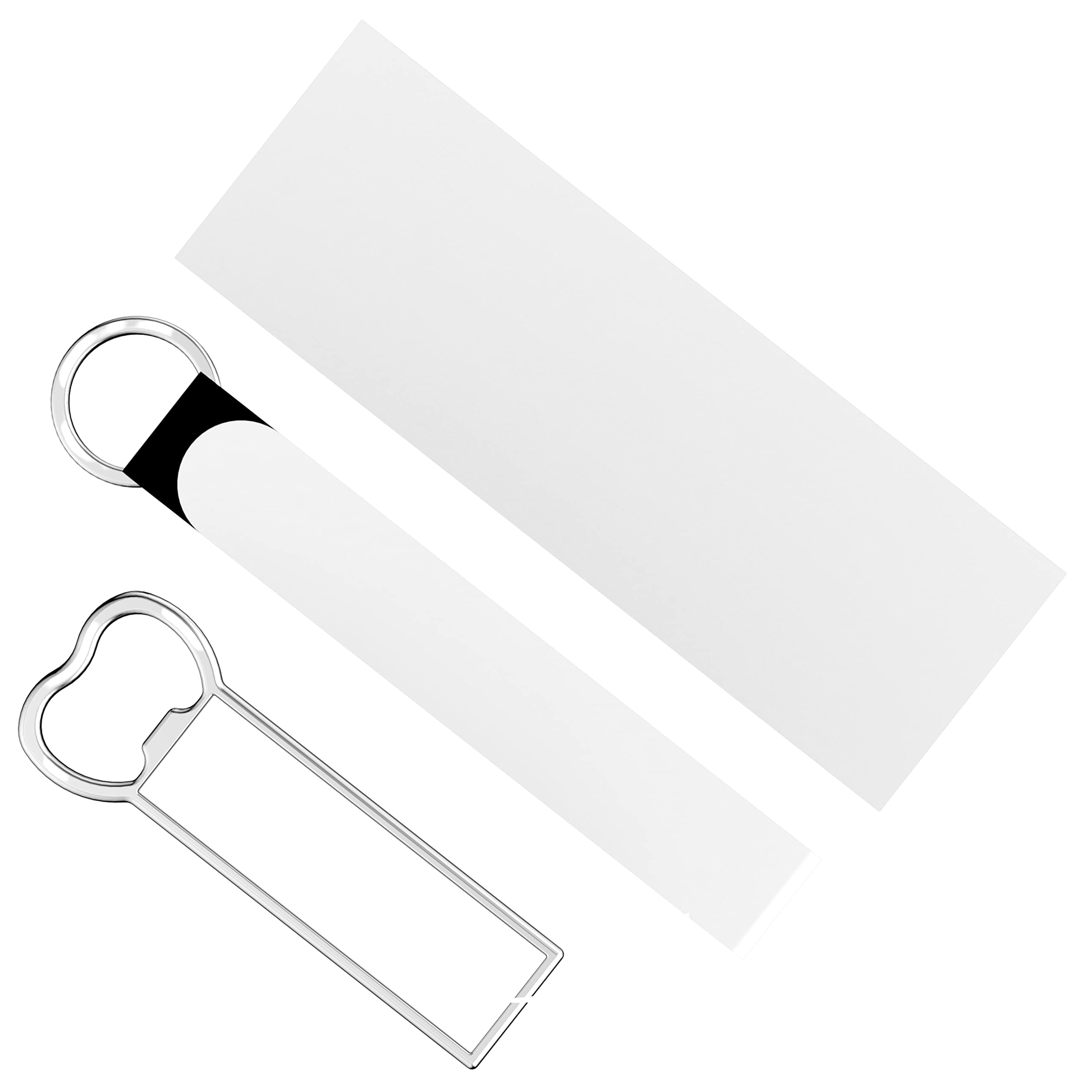 Premium Precut Butcher Paper for Sublimation & Heat Press - 50 Sheets, Thick White Uncoated Craft Paper for Keychains & DIY Projects - No Cutting, No Waste, Ready-to-Use for T-Shirt Printing & Small Crafts