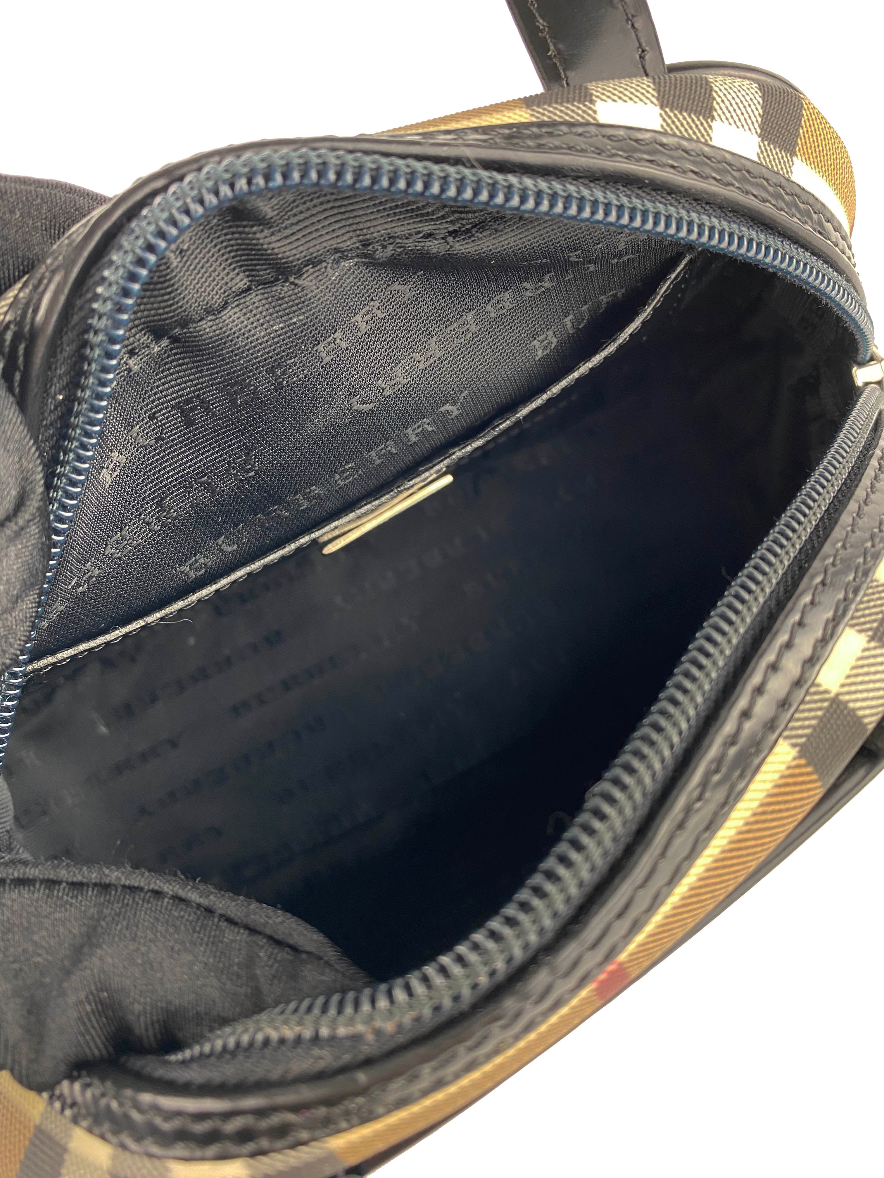 Burberry Mini Haymarket Crossbody Bag - Luxury Leather Shoulder Purse for Women | Perfect for Everyday Use, Date Nights & Travel