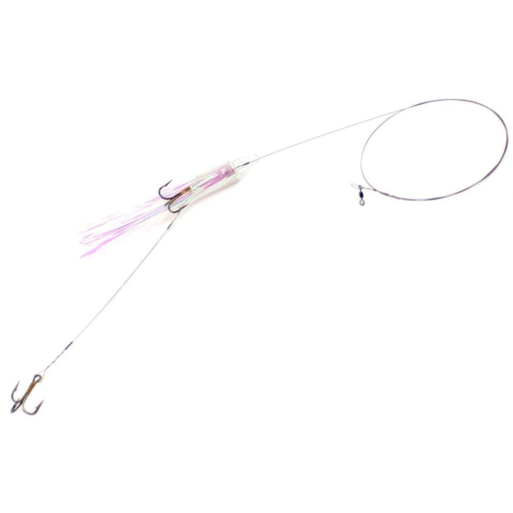 Blue Water Candy Featherweight King Rigs (Blue Pearl) - Premium Saltwater Fishing Lures for Bass, Trout & Walleye - Perfect for Offshore & Inshore Fishing Trips