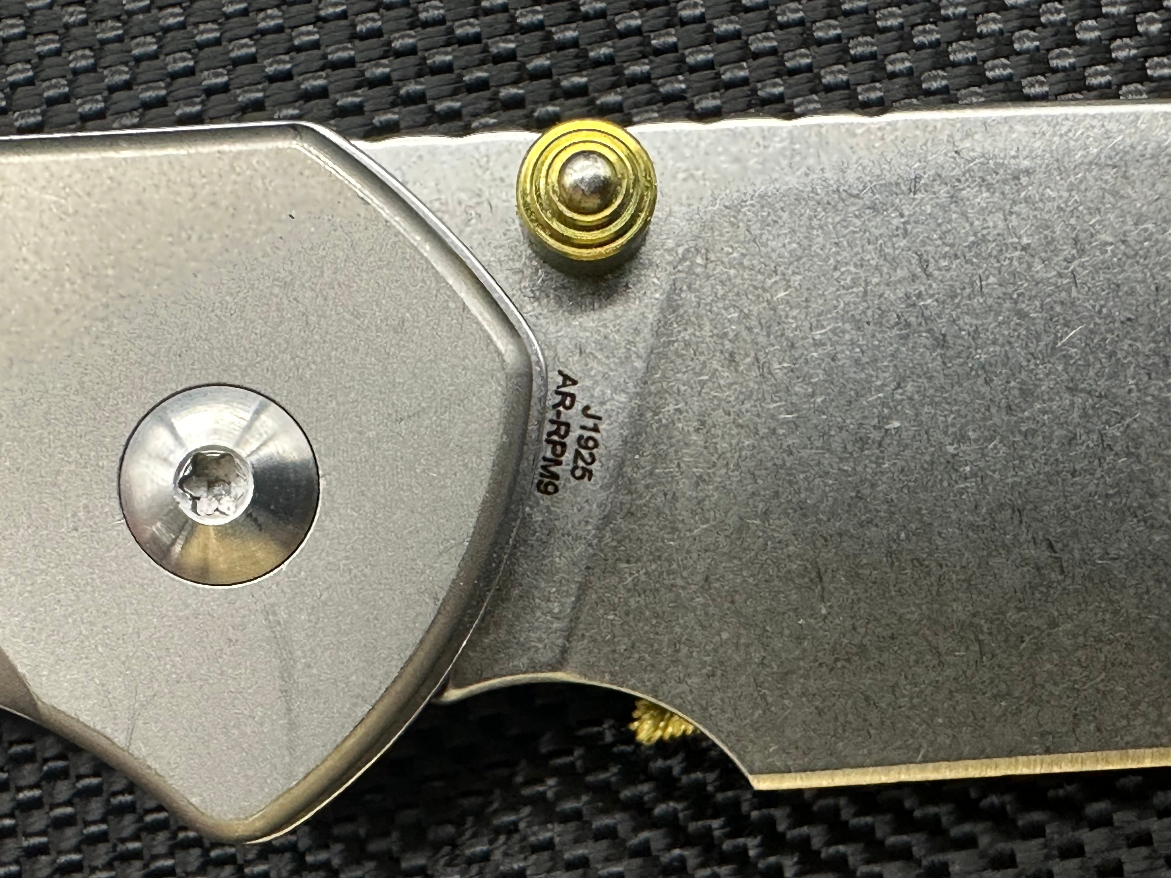 CJRB Pyrite Pocket Knife - Exclusive Pakawood Handle Folding Knife for EDC, Camping & Outdoor Adventures