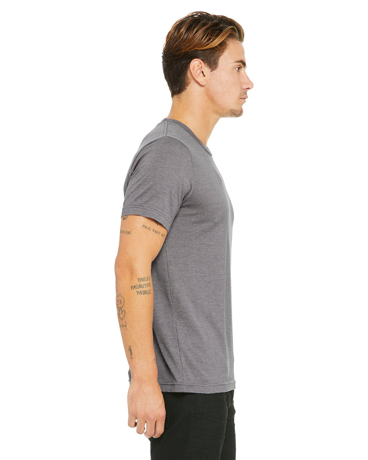Bella + Canvas 3001CVC Unisex Heather CVC Crew Neck T-Shirt - Soft Cotton Blend Tee for Men & Women - Perfect for Casual Wear, Screen Printing & Everyday Outfits