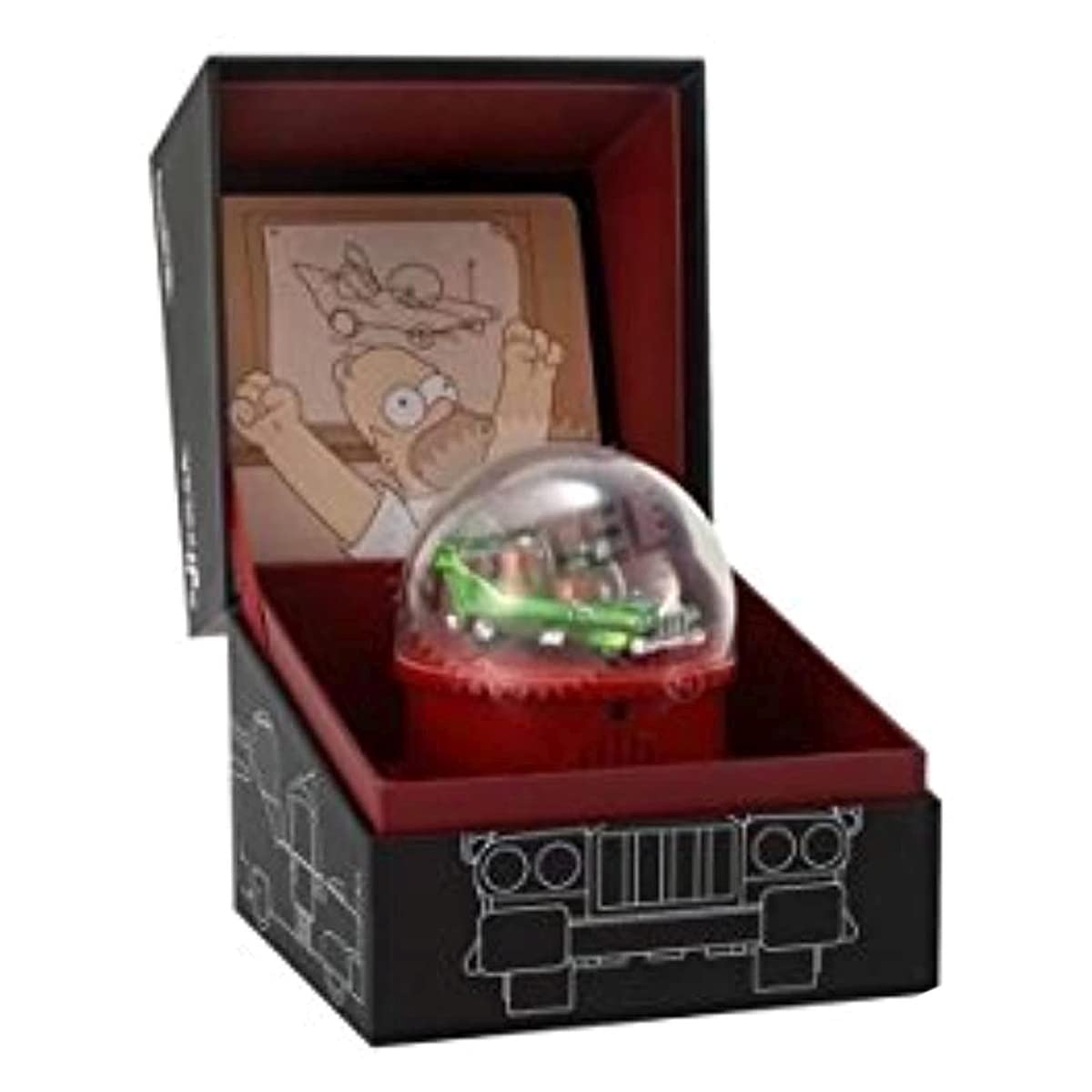 Hot Wheels 2014 SDCC Exclusive The Homer Car from The Simpsons - Rare Collectible Die-Cast Toy for Display & Gifts