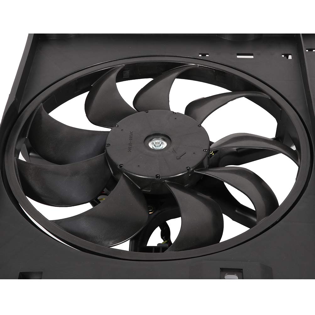 SCITOO Radiator Cooling Fan Replacement for 2008-2015 Nissan Rogue & Rogue Select - High Performance Engine Cooling System Part - Perfect for Summer Driving & Heavy Traffic Conditions