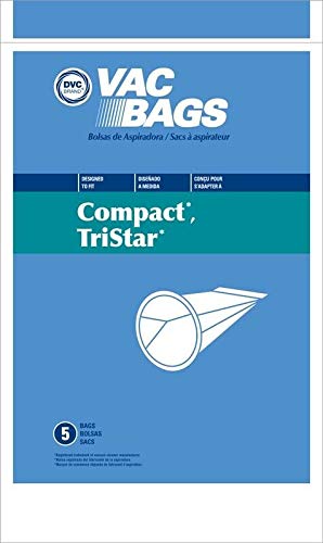DVC Compact Tristar Canister Vacuum Cleaner Bags - 50 Pack | Made in USA | Replacement Bags for Efficient Home & Office Cleaning