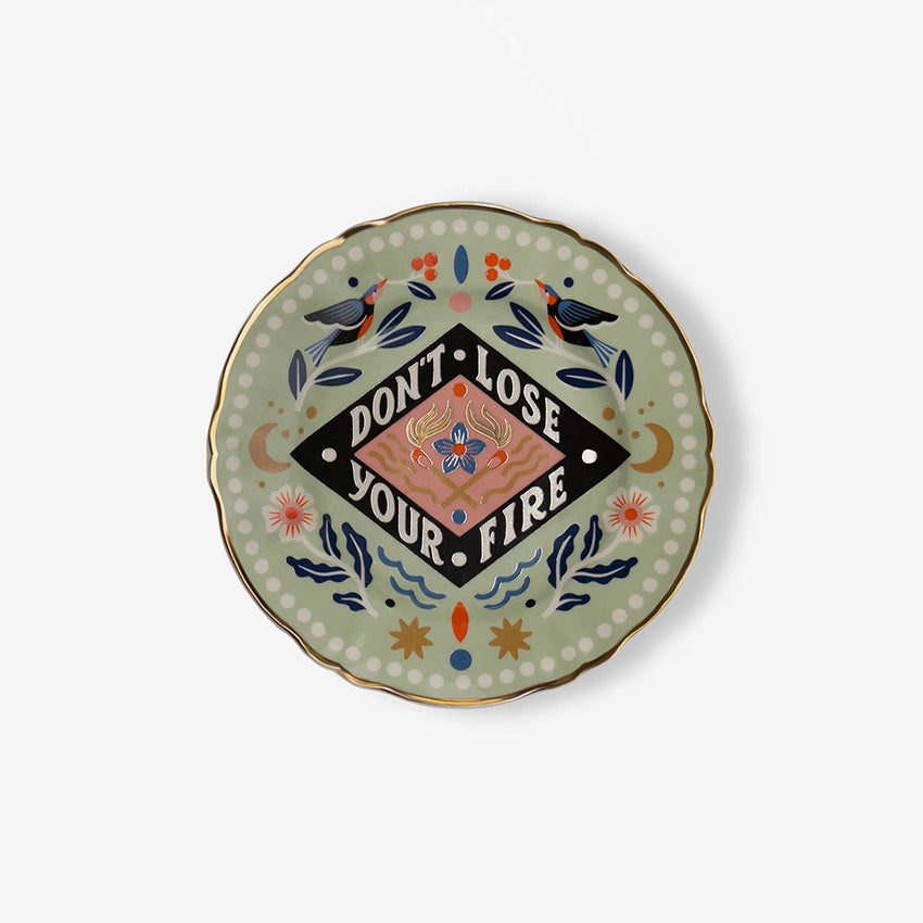 Bitossi Home Love Party Plate - Elegant Ceramic Dinnerware for Celebrations & Gatherings - Perfect for Weddings, Birthdays & Special Events