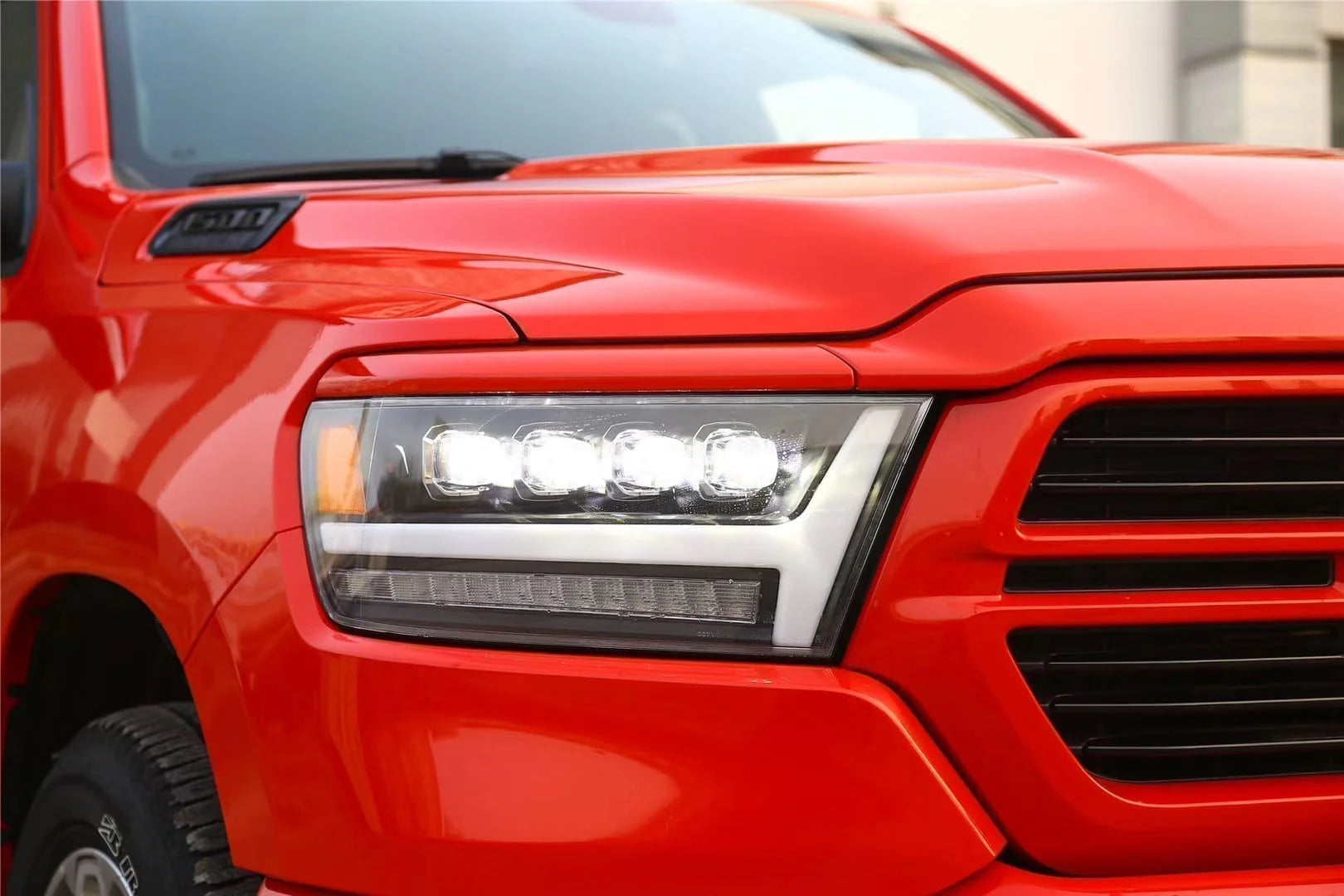 AlphaRex NOVA LED Projector Headlights for Ram 1500 (2019-2024) - Black Housing - High Performance Lighting Upgrade for Night Driving & Off-Road Adventures