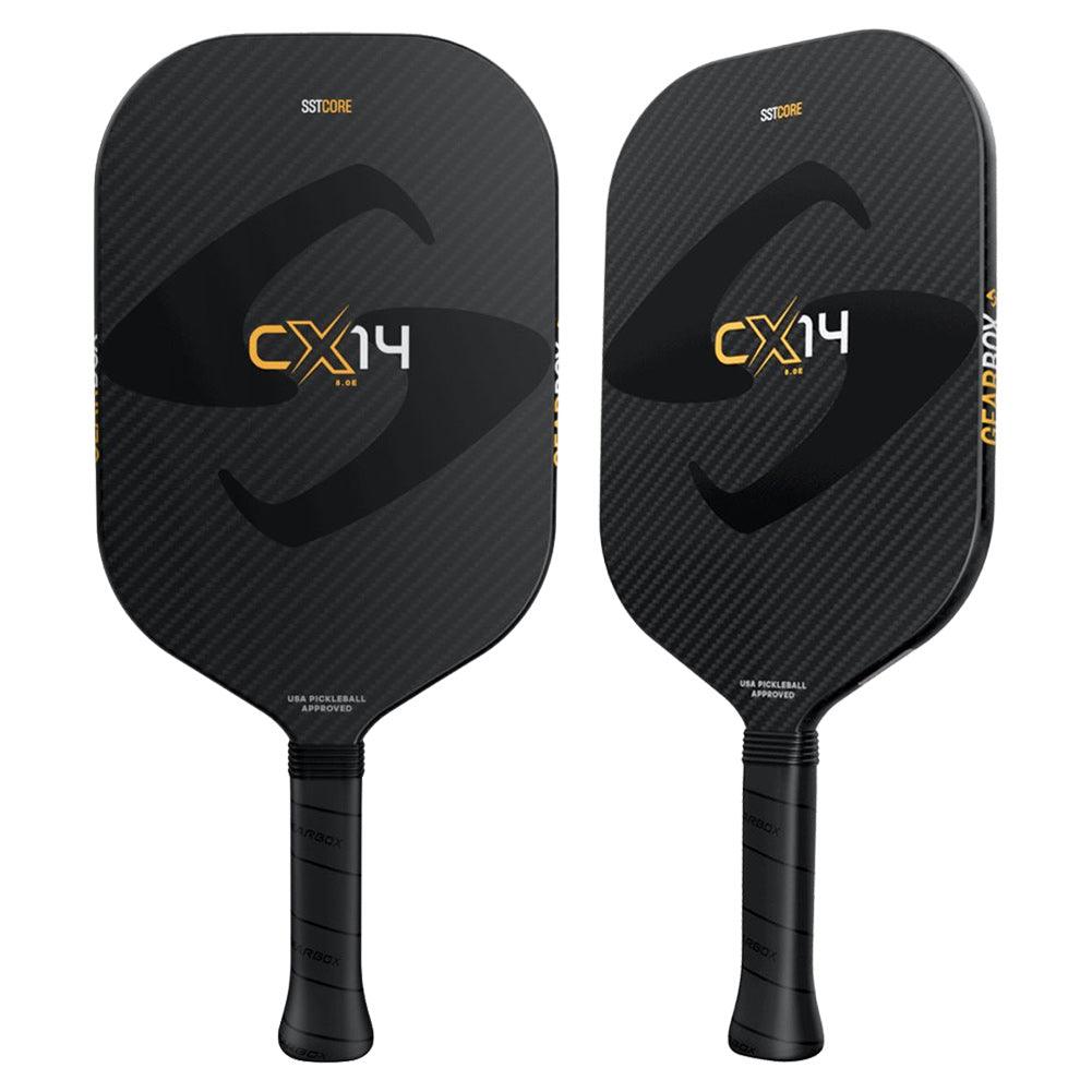 CX14E 8.0oz Pickleball Paddle - Lightweight Carbon Fiber Racket with Comfort Grip | Orange | Perfect for Indoor & Outdoor Court Play, Tournaments & Recreational Games