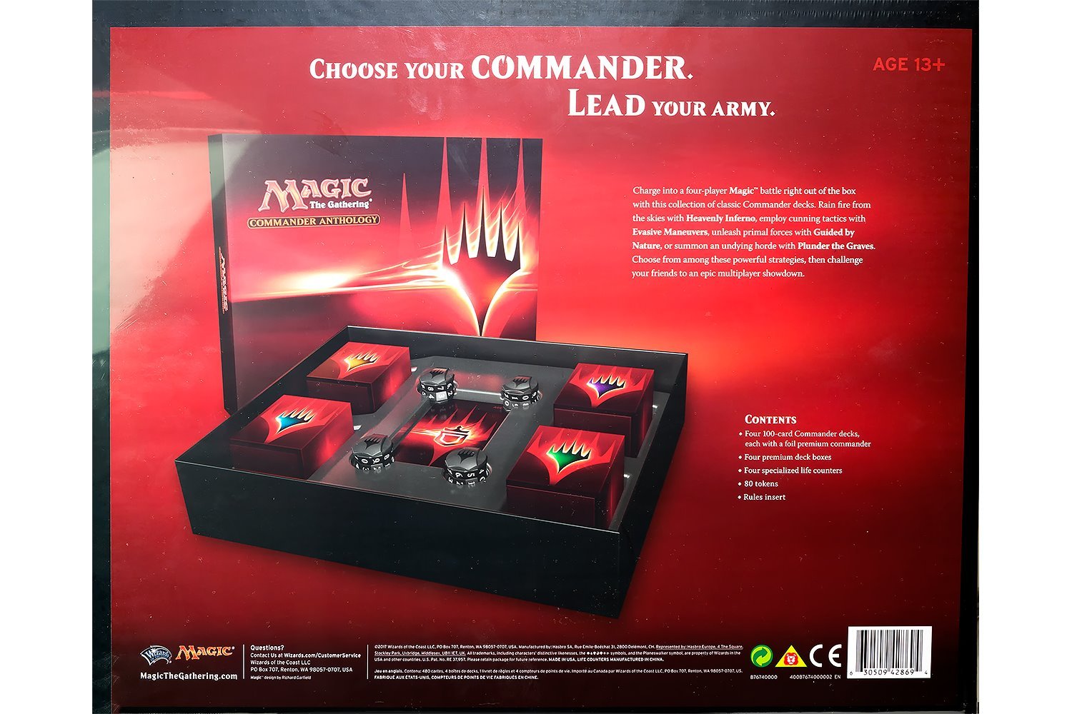 Magic the Gathering MTG Commander Anthology 2017 - 4 Complete Decks for Epic Multiplayer Battles | Perfect for Game Nights & Commander Playgroups