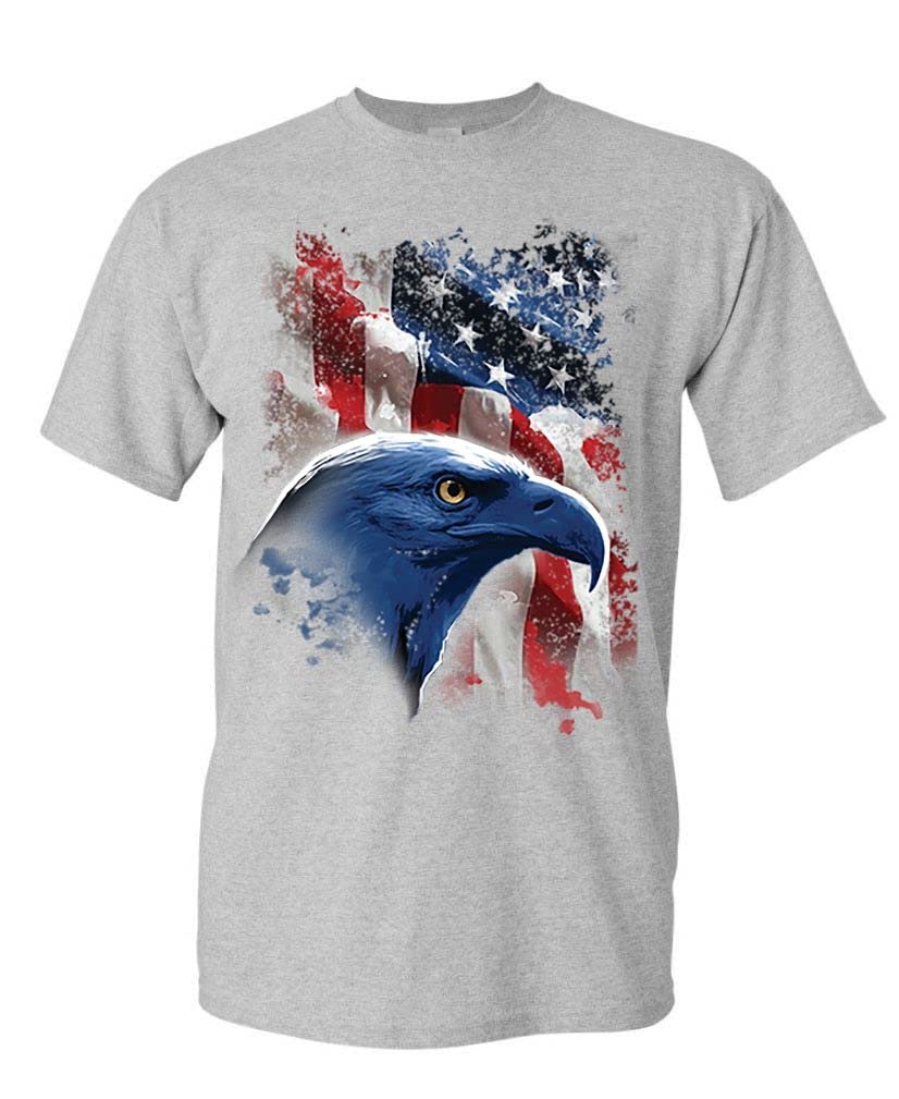 American ICON - Patriotic Eagle USA Unisex T-Shirt for Men & Women - Perfect for 4th of July, Memorial Day & Independence Day Celebrations