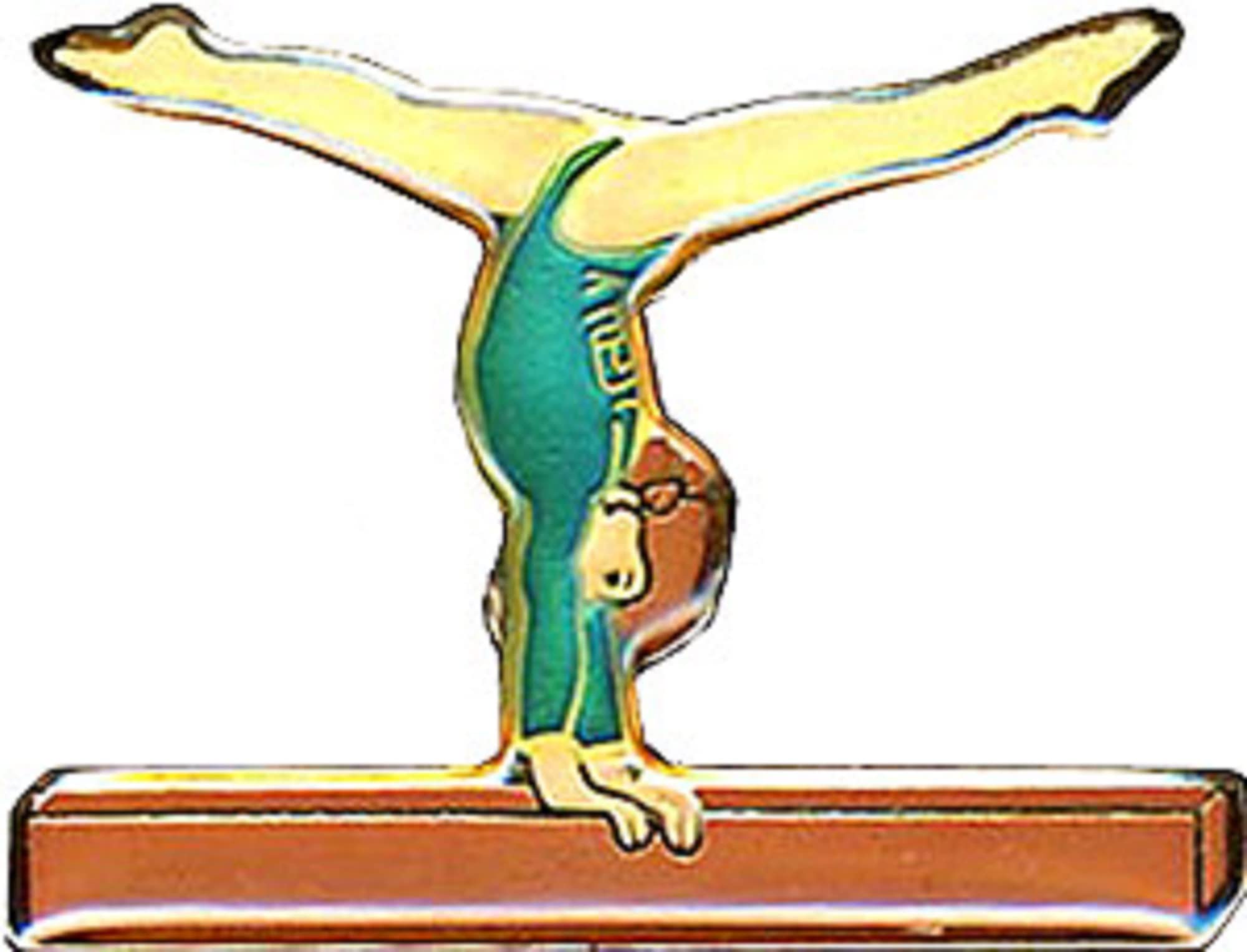 Snowflake Designs Mood Leap Gymnastics Pins - Bars, Beam, and Leap - Perfect for Gymnastics Competitions, Team Gifts, and Sports Accessories