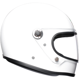 AGV X3000 Mono White Motorcycle Helmet - Lightweight & DOT Certified for Street & Racing - Perfect for Commuting, Track Days & Long Rides