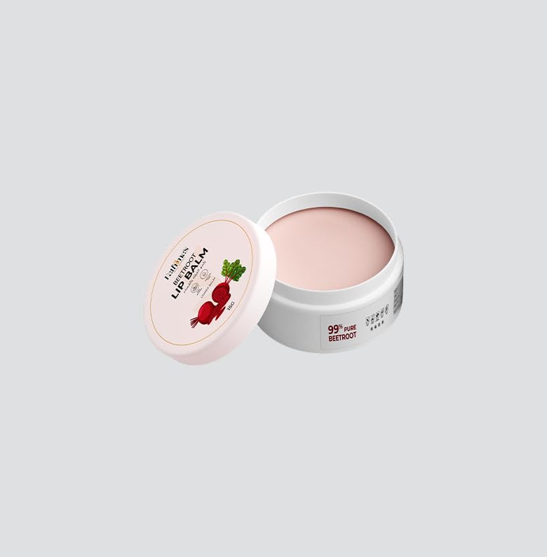 Fathima's Herbal Beetroot Lip Balm - 15gm Natural Moisturizing Lip Care for Dry & Chapped Lips - Perfect for Winter, Daily Use & Gift Giving
