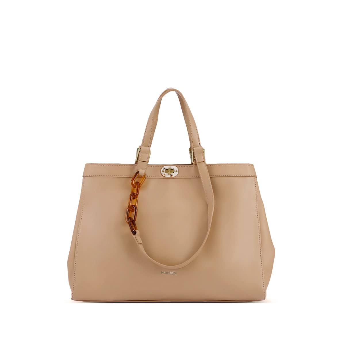 Pixie Mood Jade 17x12 Inch Vegan Leather Tote Bag for Women - Stylish & Eco-Friendly Work Bag, Perfect for Office, Travel & Everyday Use
