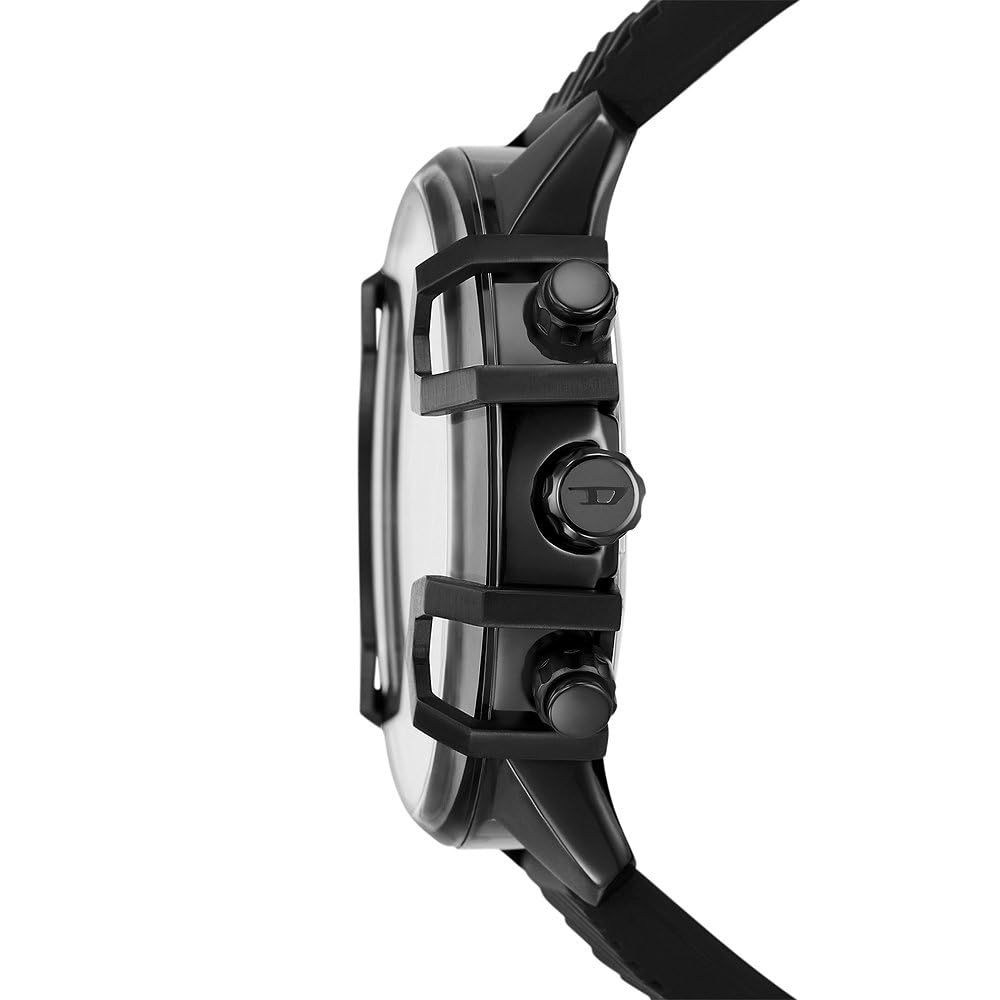 Diesel Griffed Men's Watch - Quartz Chronograph Movement with Silicone, Stainless Steel or Leather Strap | Perfect for Casual, Business & Outdoor Activities