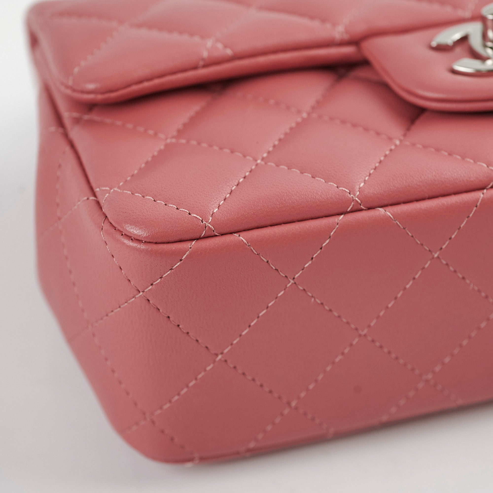 Chanel Mini Rectangular Flap Bag in Pink - Luxury Quilted Leather Crossbody Bag for Women | Perfect for Date Night, Parties & Special Occasions